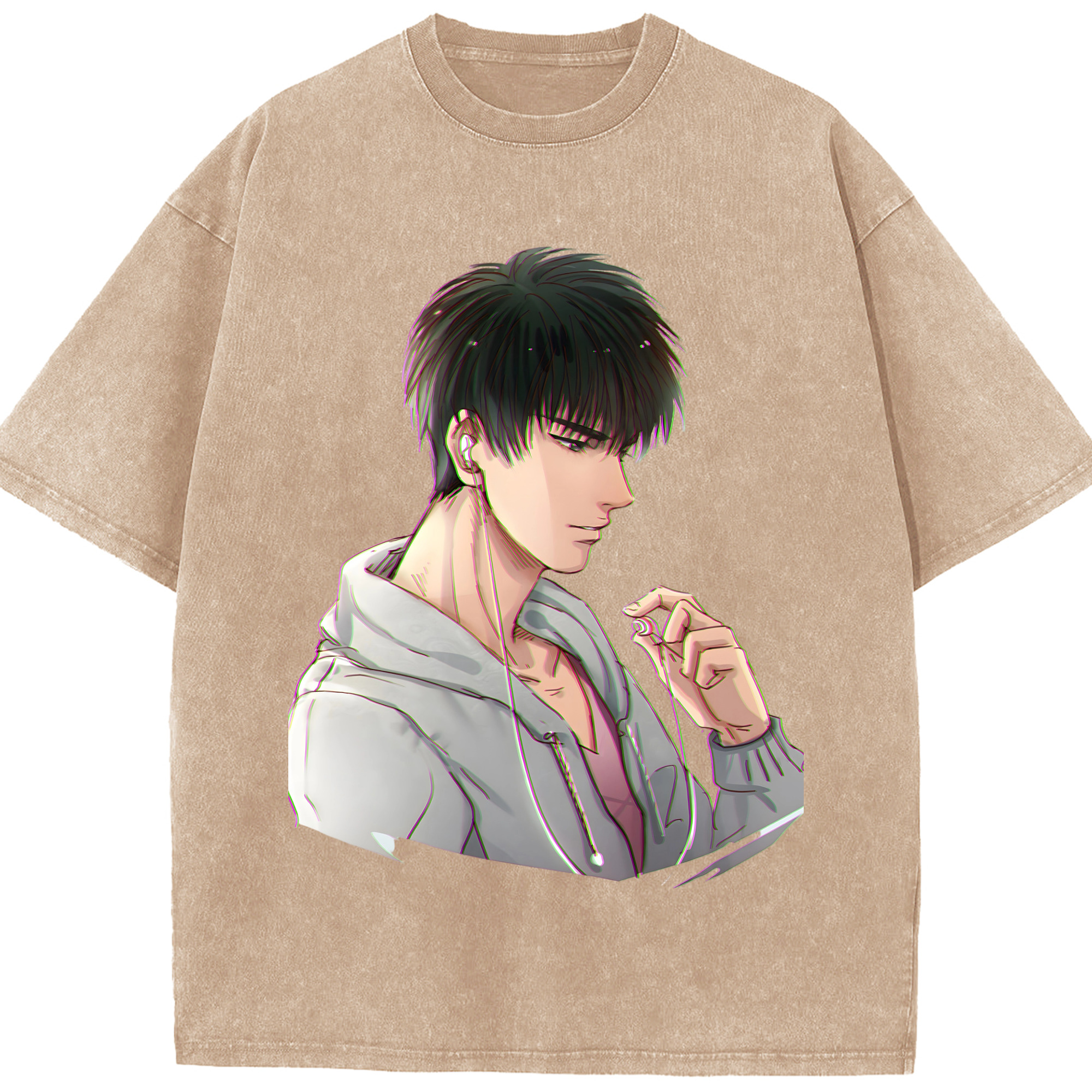 （画像用） SLAM DUNK／スラムダンク 綿100% ヴィンテージ風 半袖Tシャツ（フロントプリント）