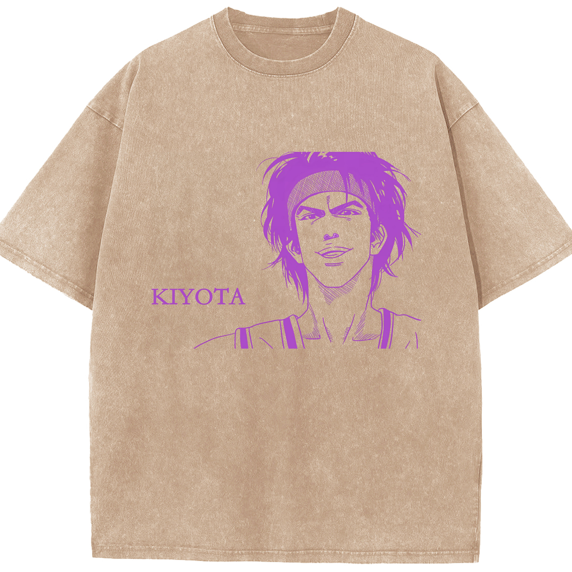 （画像用） SLAM DUNK／スラムダンク 綿100% ヴィンテージ風 半袖Tシャツ（フロントプリント）