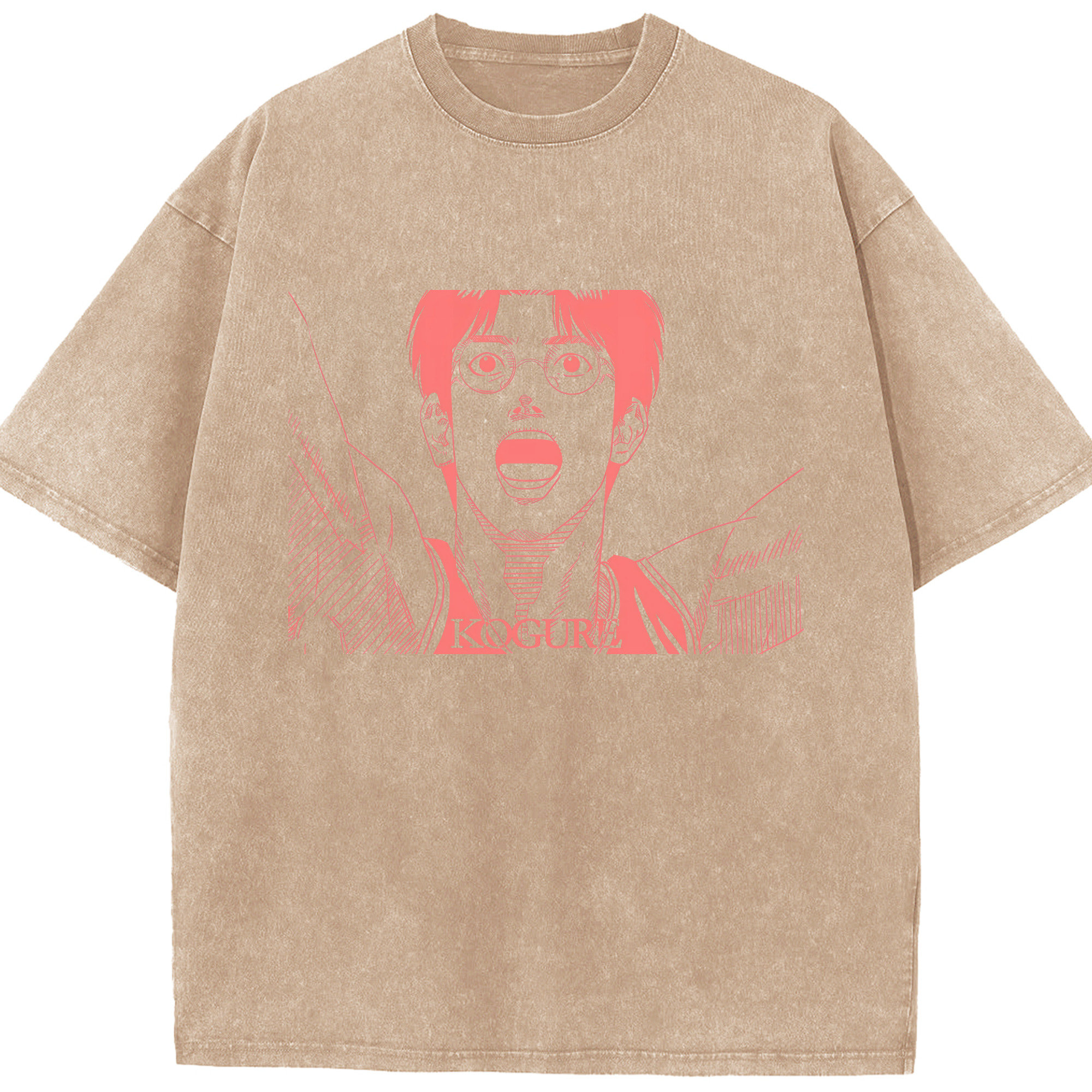 （画像用） SLAM DUNK／スラムダンク 綿100% ヴィンテージ風 半袖Tシャツ（フロントプリント）