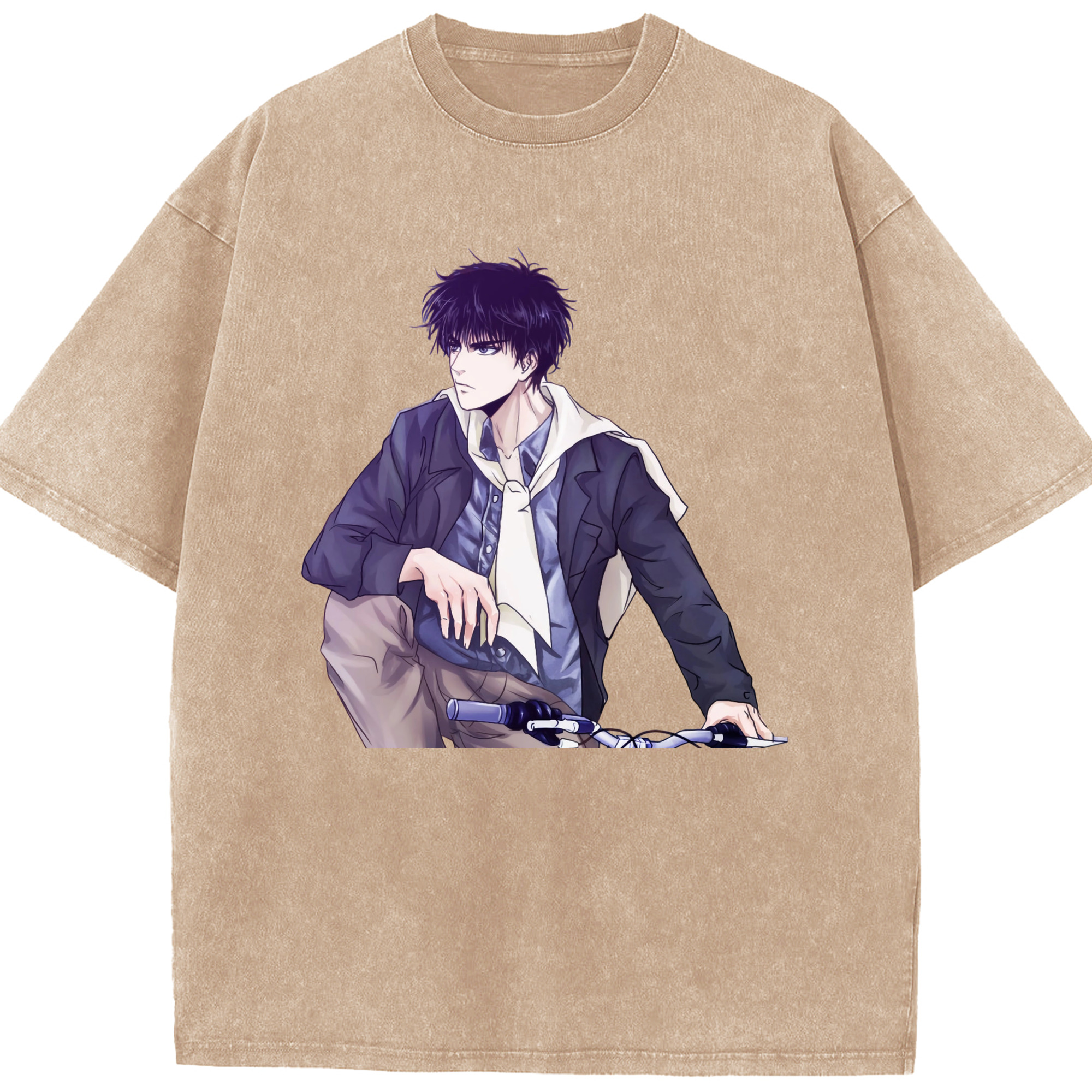 （画像用） SLAM DUNK／スラムダンク 綿100% ヴィンテージ風 半袖Tシャツ（フロントプリント）