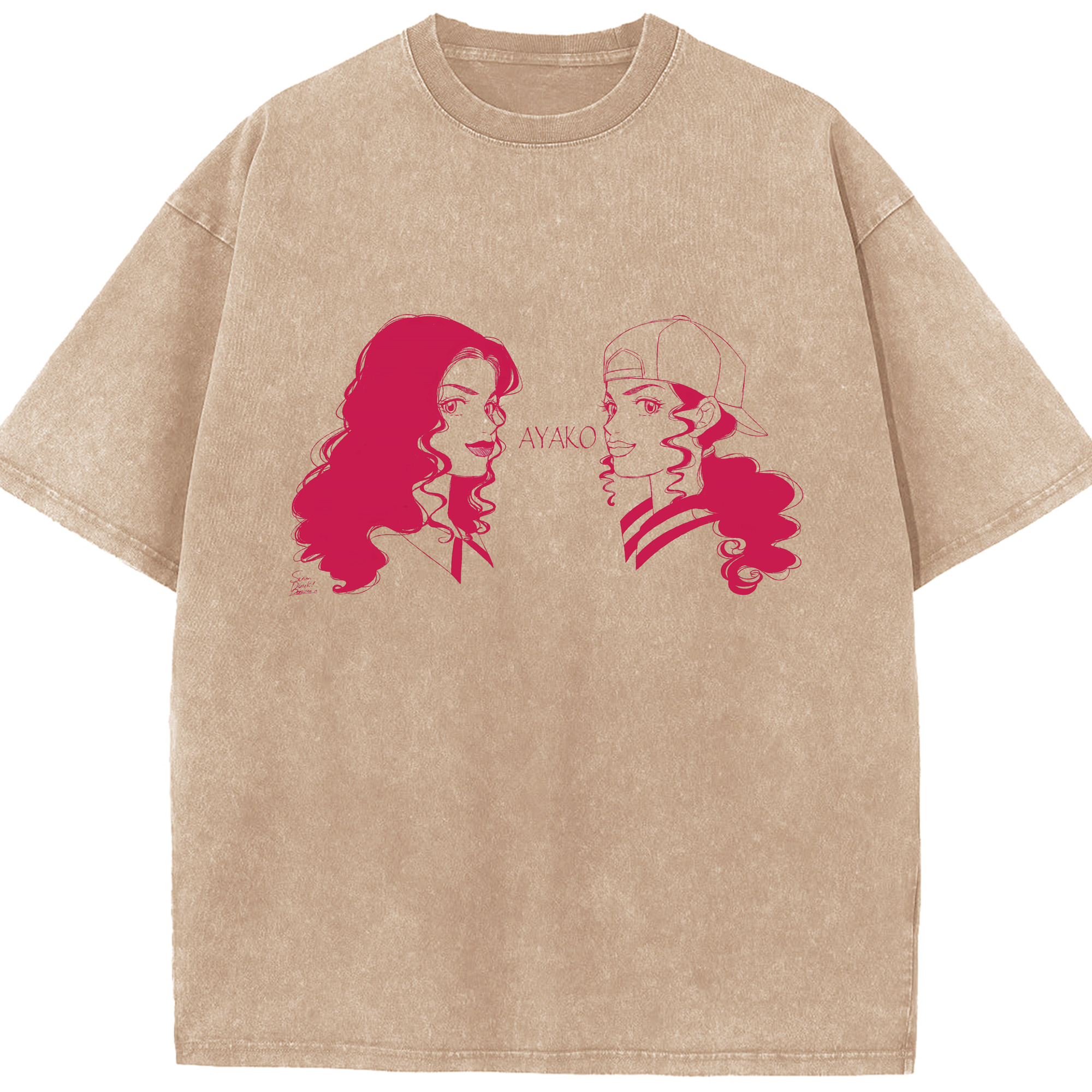 （画像用） SLAM DUNK／スラムダンク 綿100% ヴィンテージ風 半袖Tシャツ（フロントプリント）