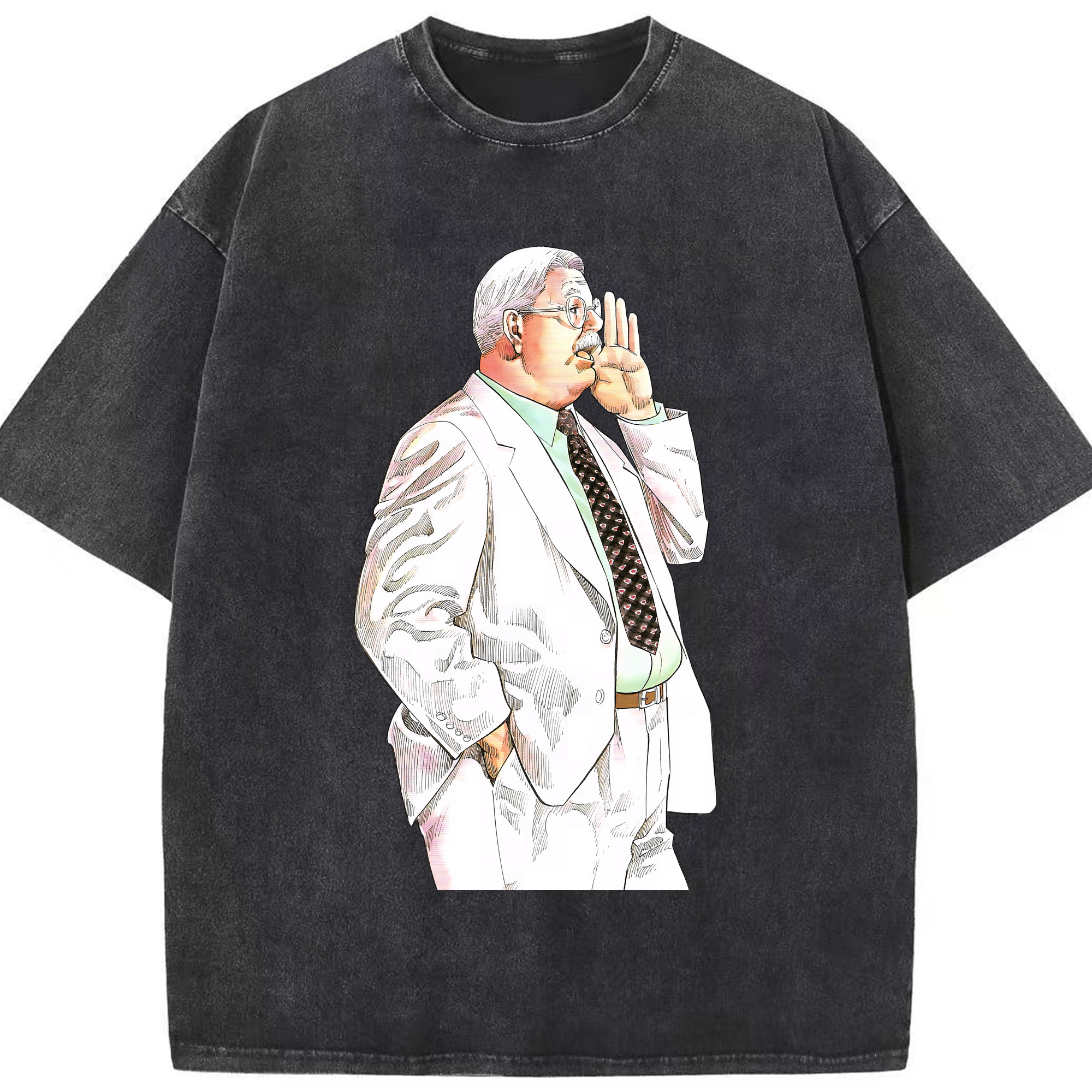 （画像用） SLAM DUNK／スラムダンク 綿100% ヴィンテージ風 半袖Tシャツ（フロントプリント）