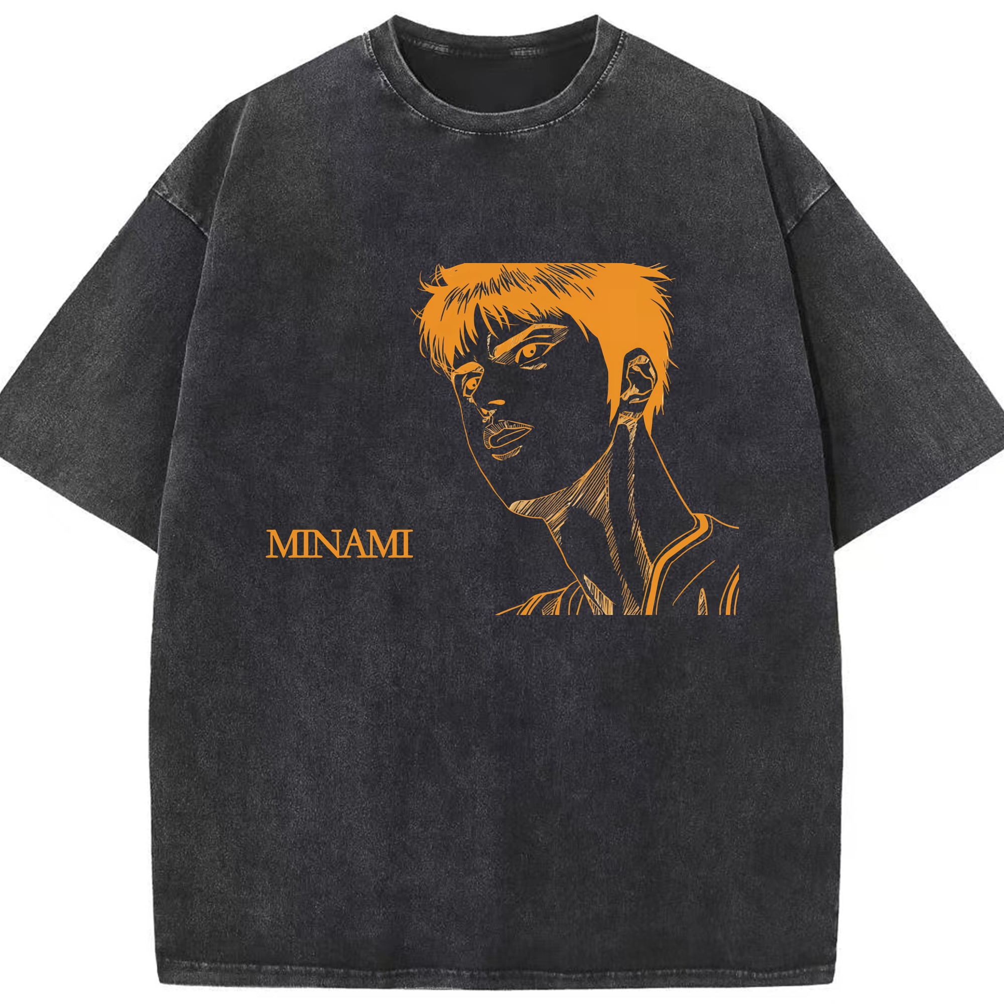 （画像用） SLAM DUNK／スラムダンク 綿100% ヴィンテージ風 半袖Tシャツ（フロントプリント）