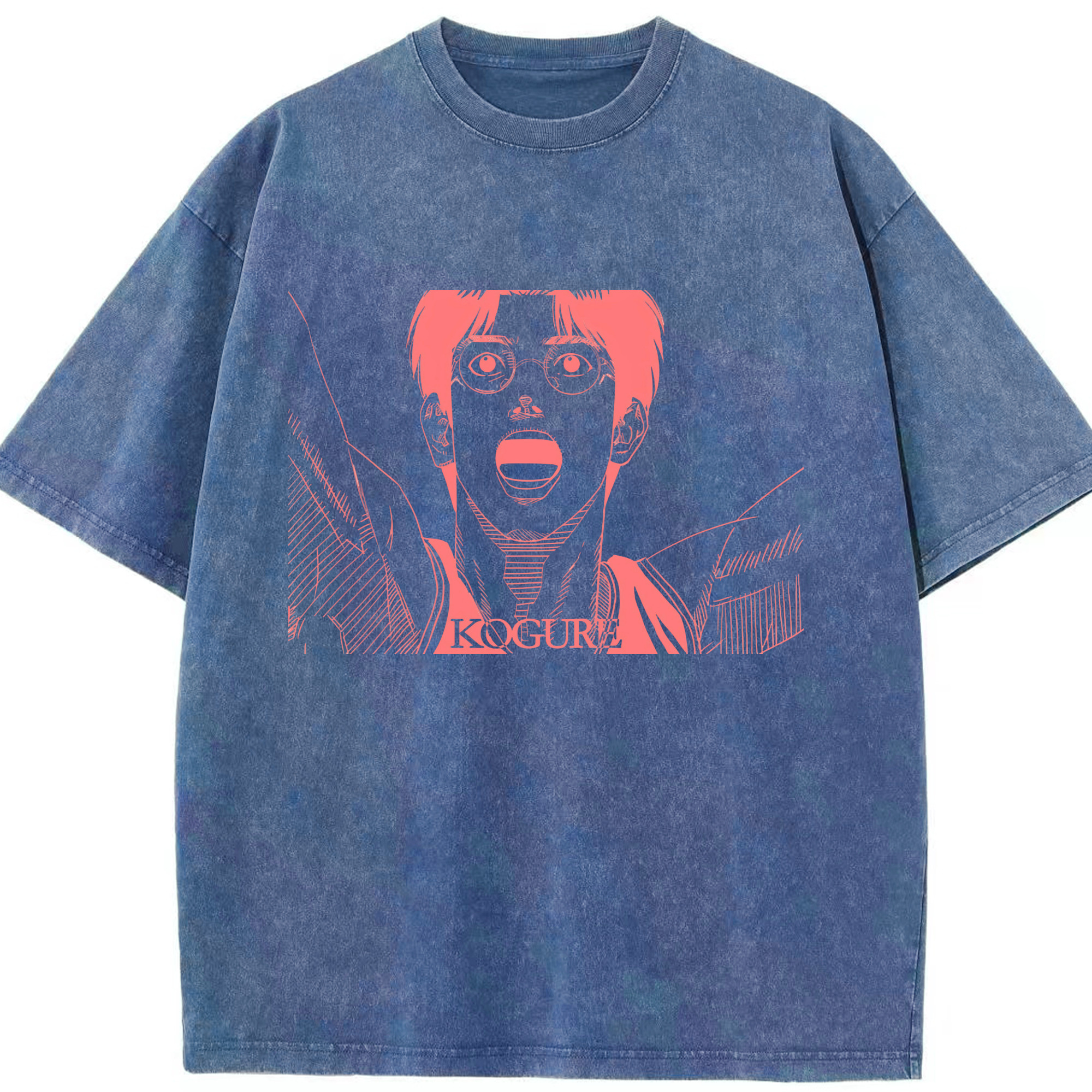 （画像用） SLAM DUNK／スラムダンク 綿100% ヴィンテージ風 半袖Tシャツ（フロントプリント）