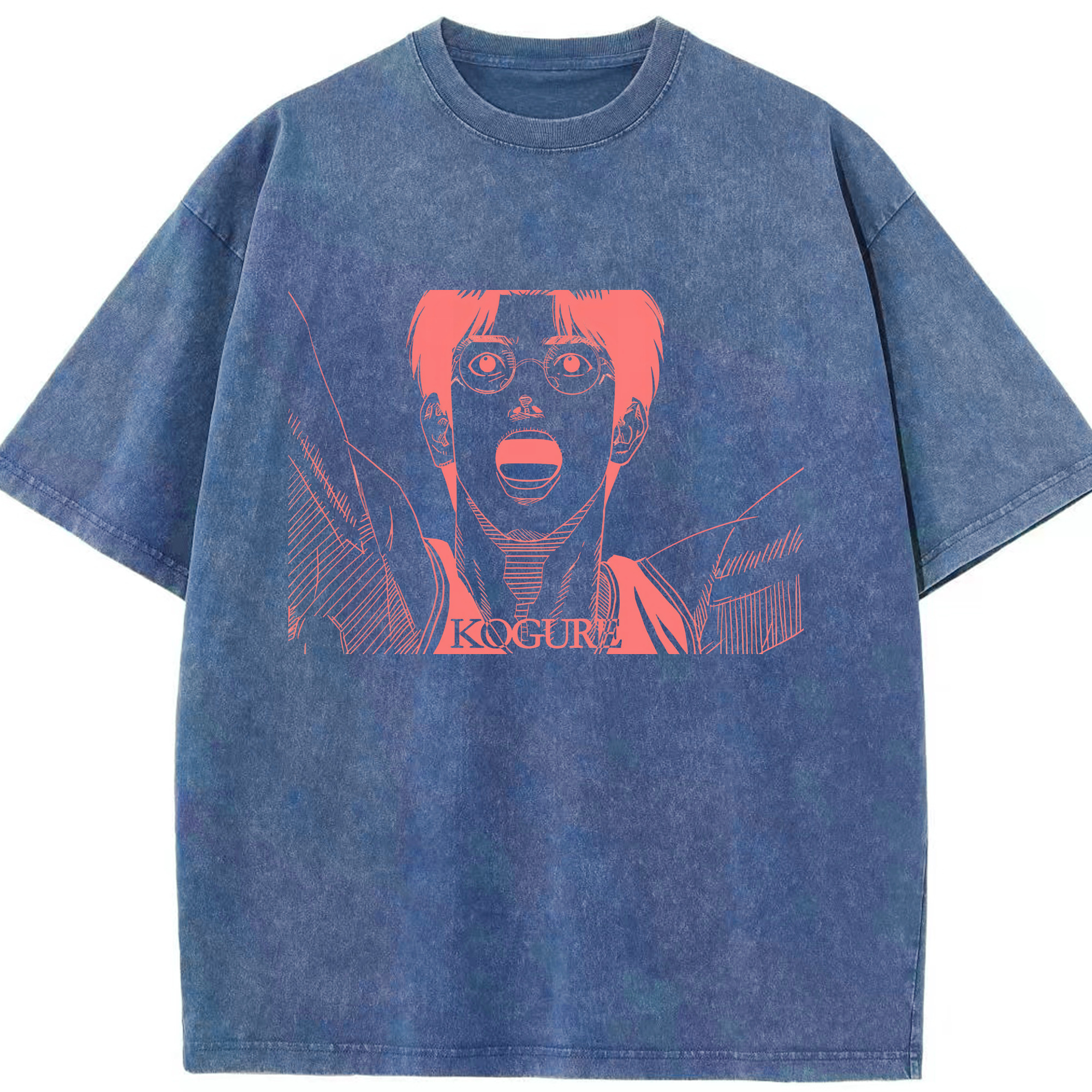 （画像用） SLAM DUNK／スラムダンク 綿100% ヴィンテージ風 半袖Tシャツ（フロントプリント）