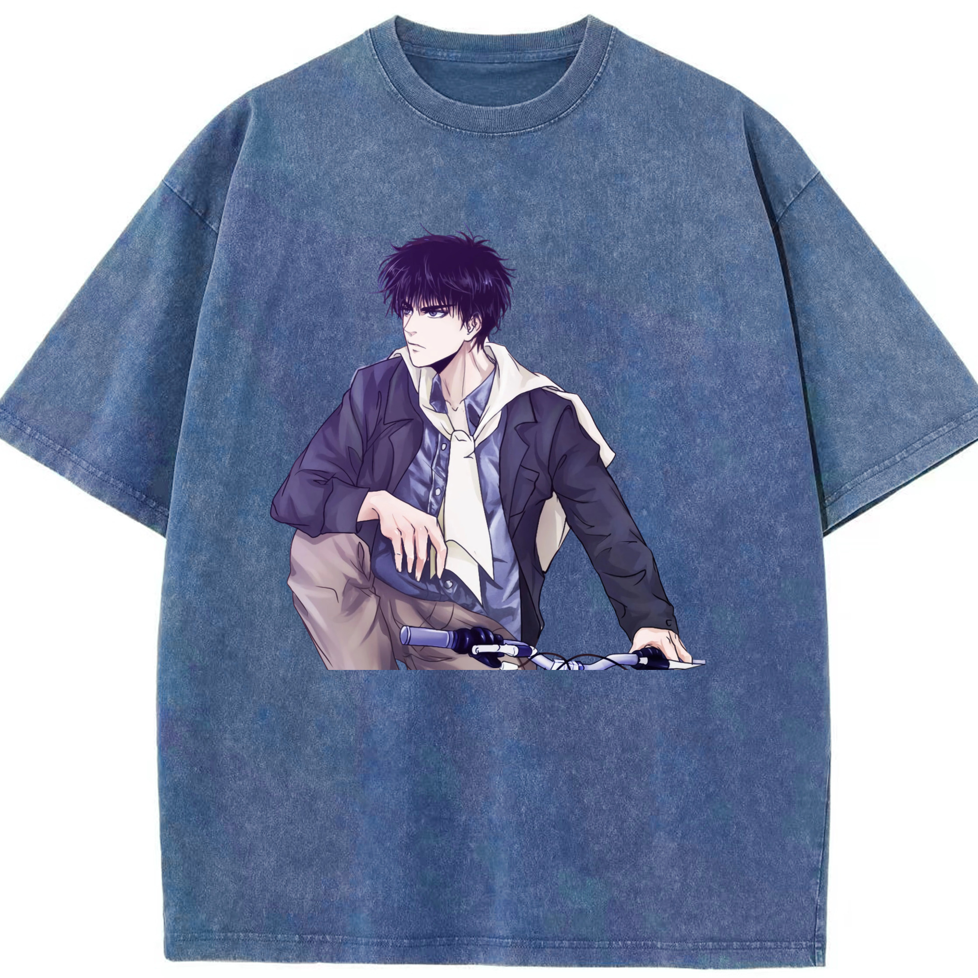 （画像用） SLAM DUNK／スラムダンク 綿100% ヴィンテージ風 半袖Tシャツ（フロントプリント）