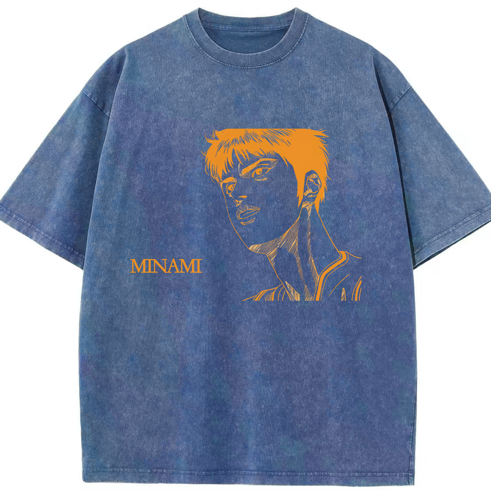 （画像用） SLAM DUNK／スラムダンク 綿100% ヴィンテージ風 半袖Tシャツ（フロントプリント）