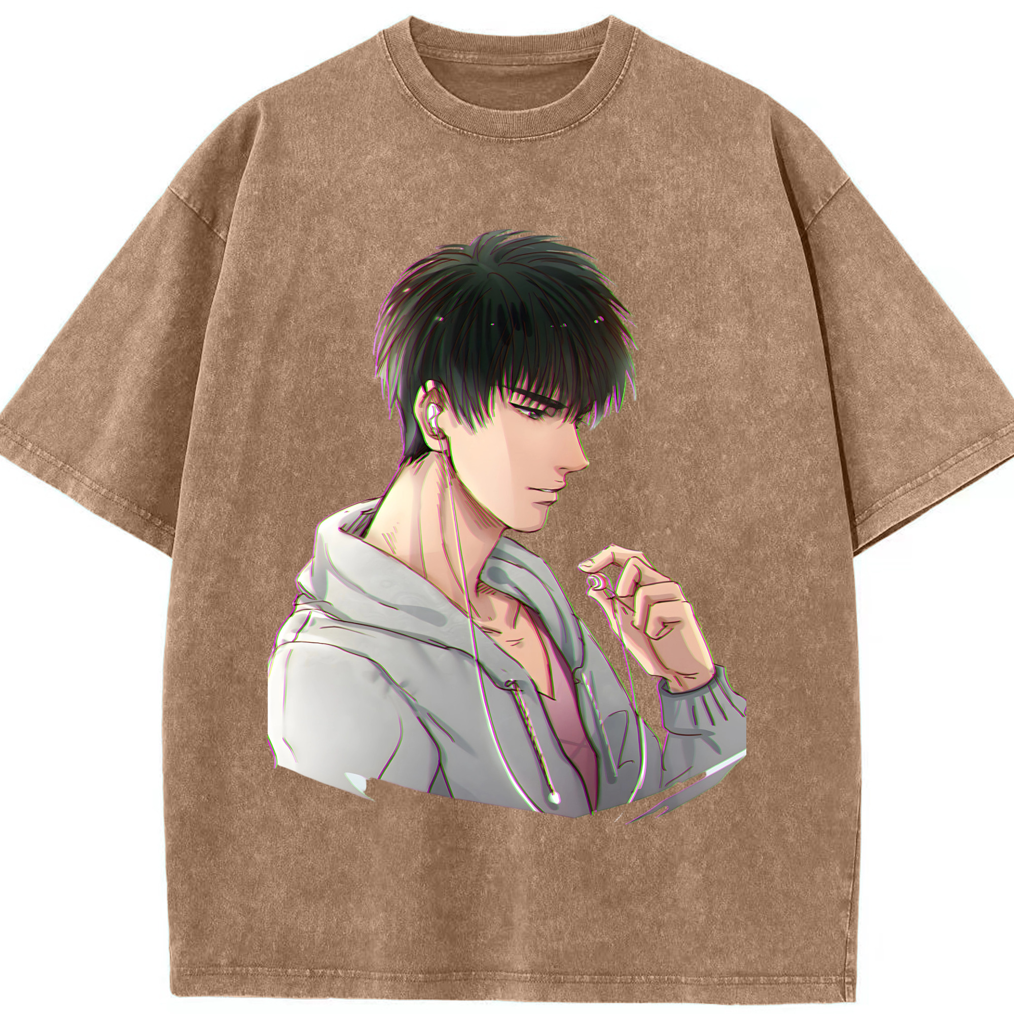 （画像用） SLAM DUNK／スラムダンク 綿100% ヴィンテージ風 半袖Tシャツ（フロントプリント）