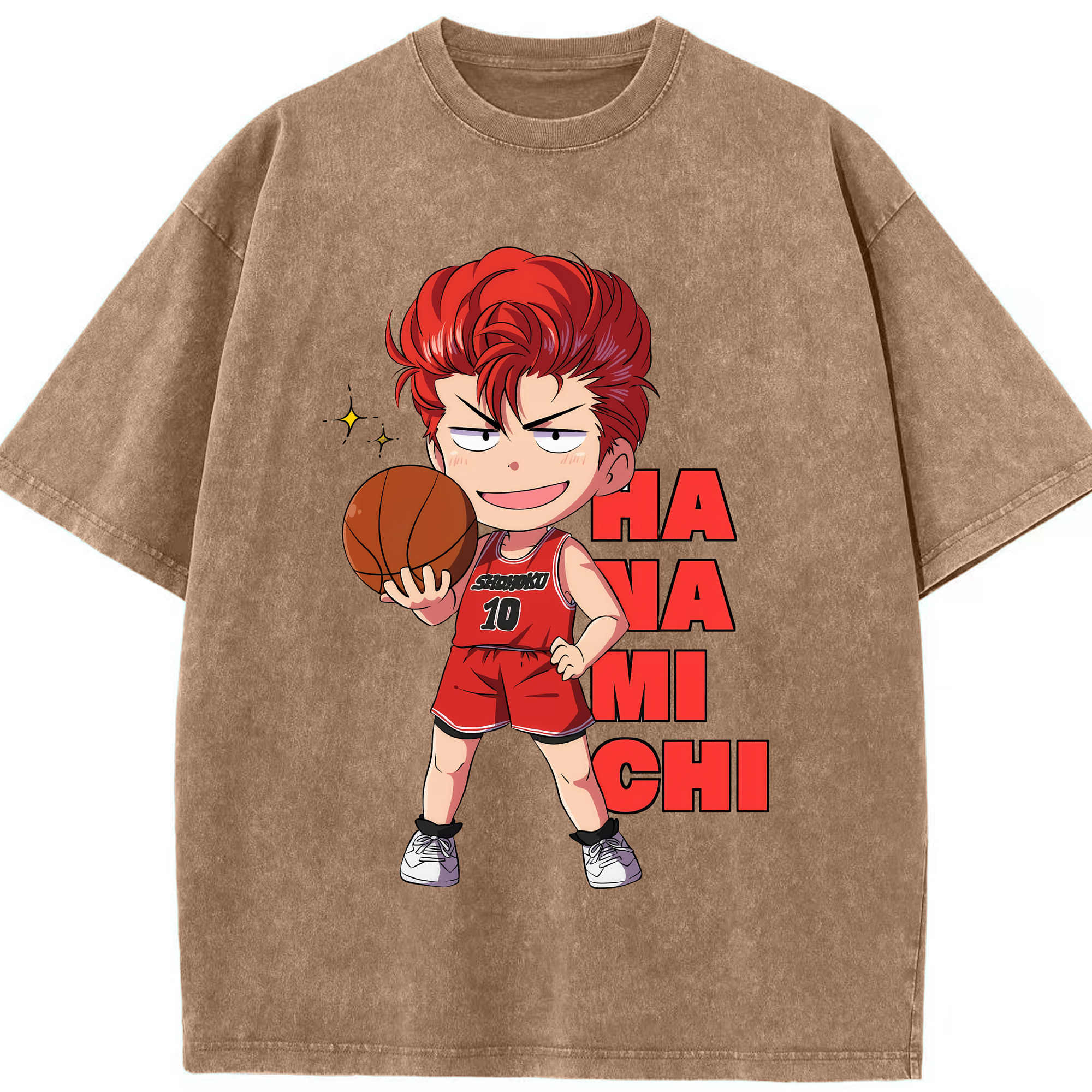 （画像用） SLAM DUNK／スラムダンク 綿100% ヴィンテージ風 半袖Tシャツ（フロントプリント）