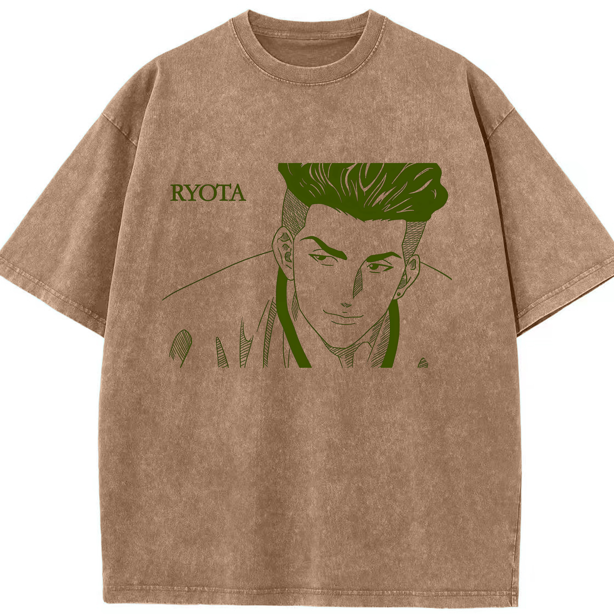 （画像用） SLAM DUNK／スラムダンク 綿100% ヴィンテージ風 半袖Tシャツ（フロントプリント）