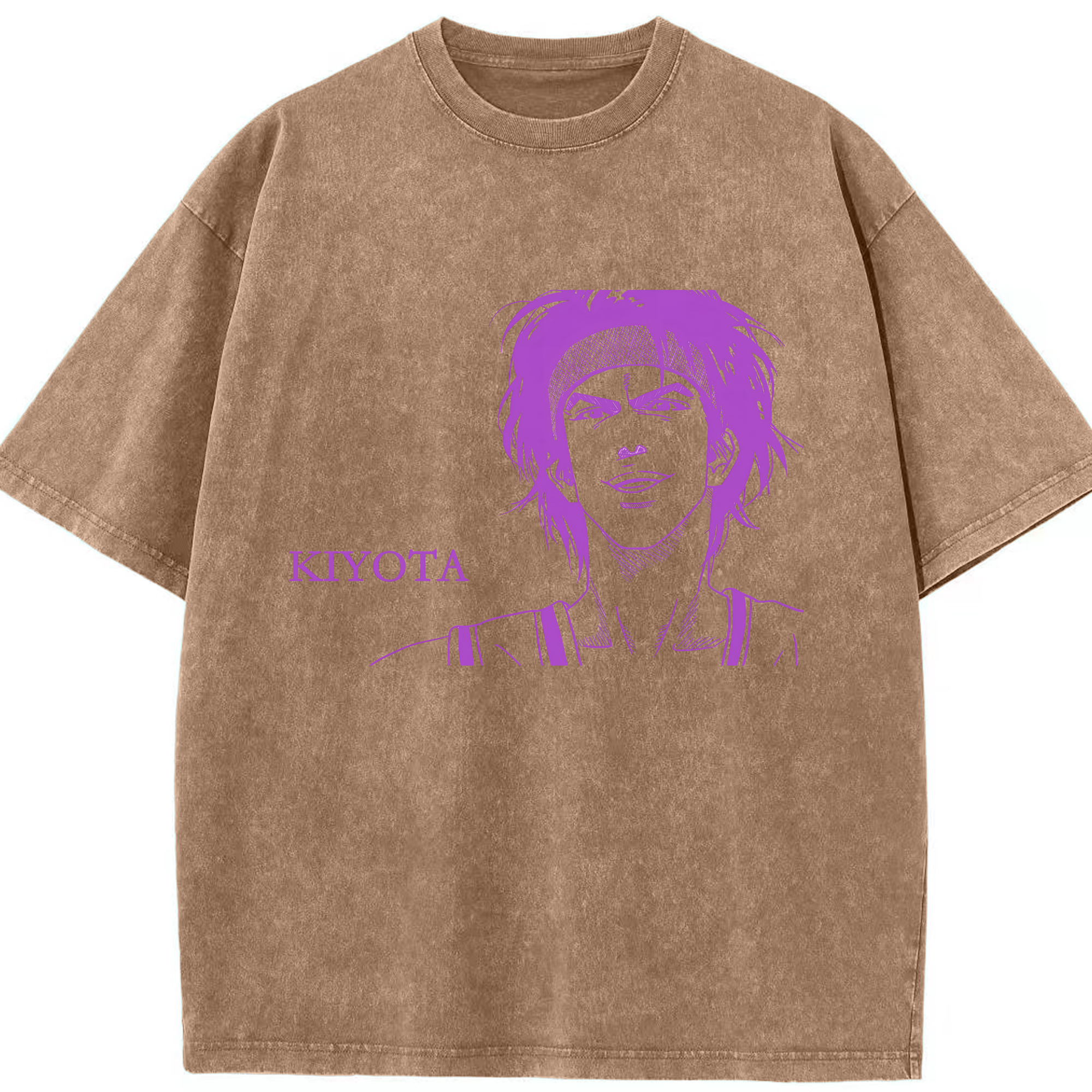 （画像用） SLAM DUNK／スラムダンク 綿100% ヴィンテージ風 半袖Tシャツ（フロントプリント）