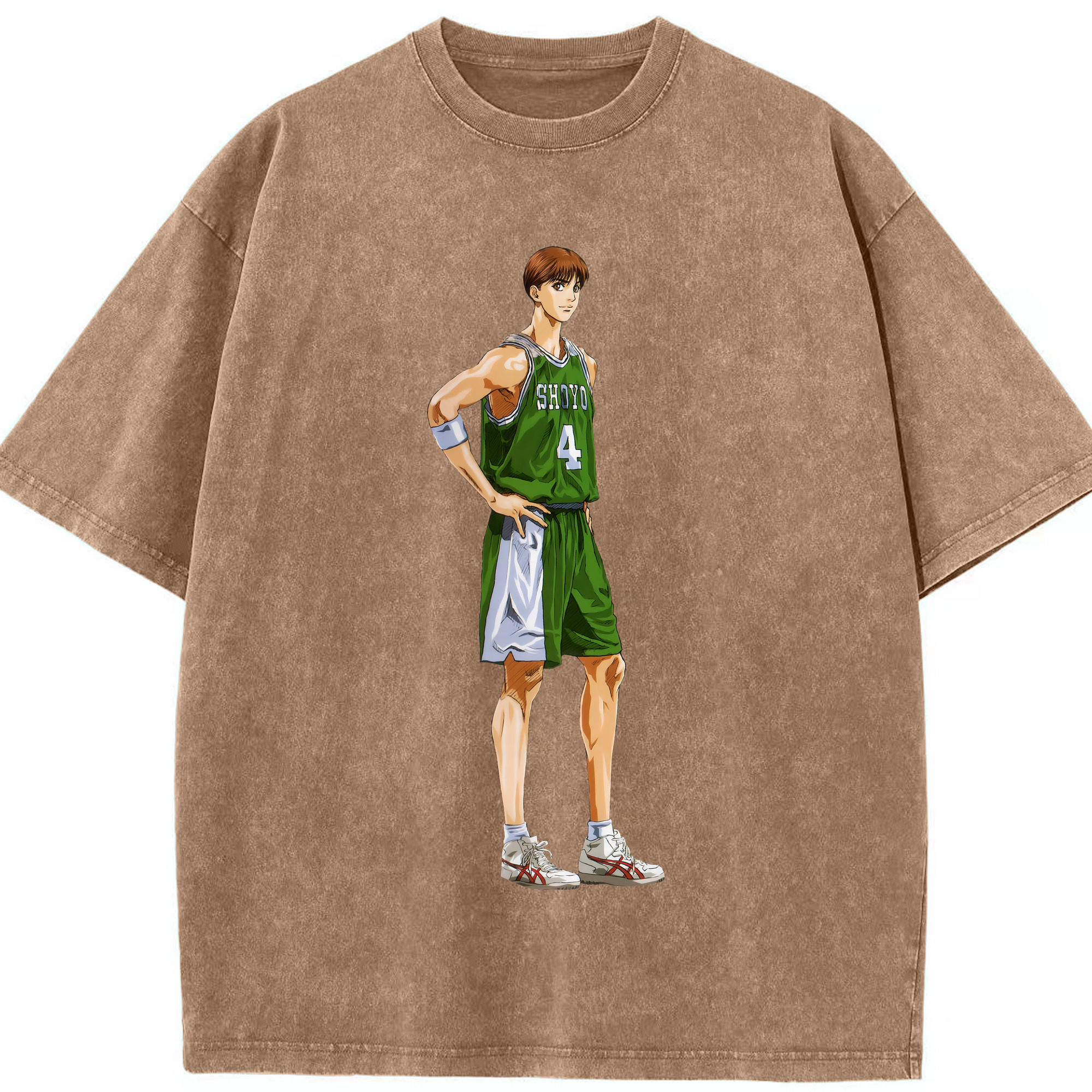 （画像用） SLAM DUNK／スラムダンク 綿100% ヴィンテージ風 半袖Tシャツ（フロントプリント）