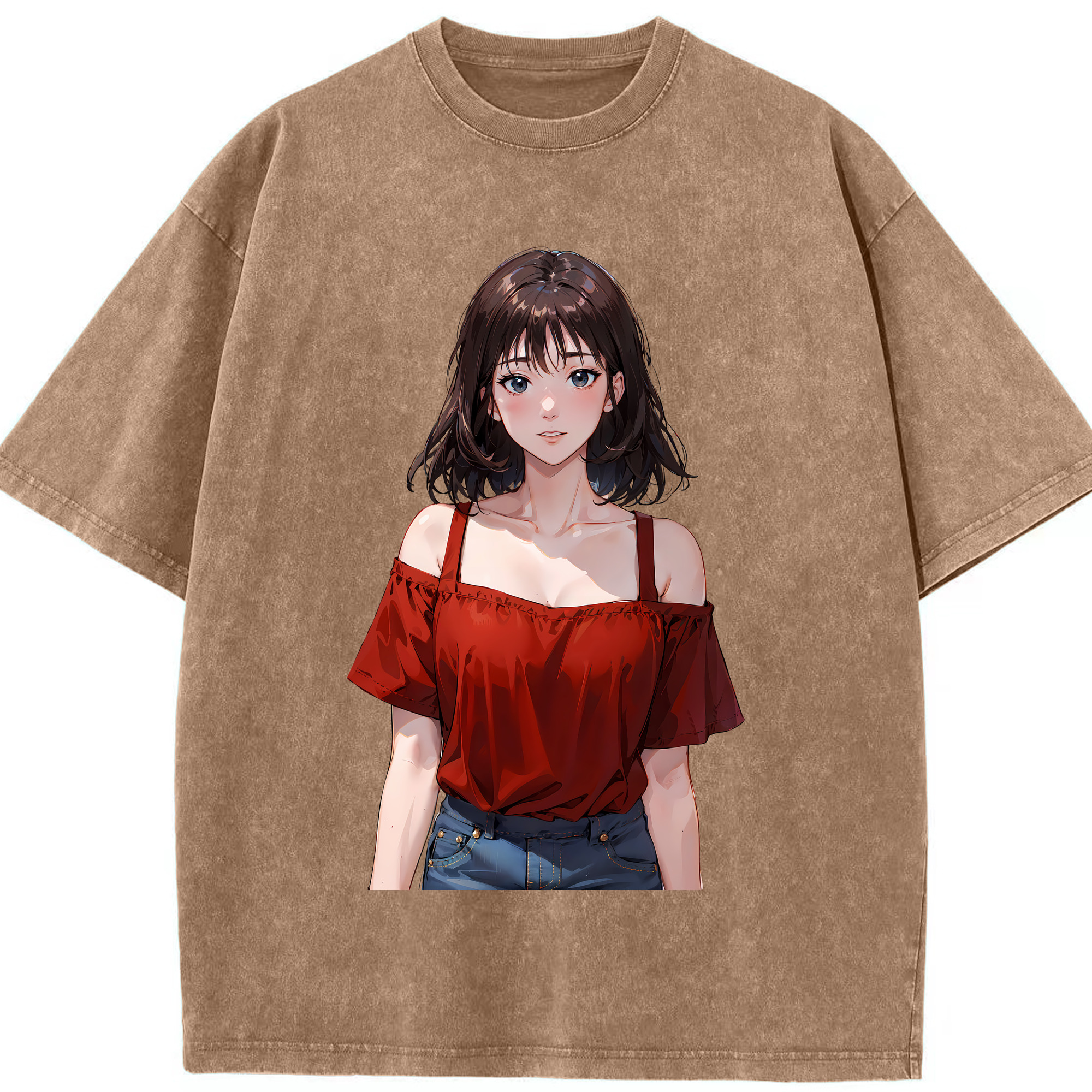 （画像用） SLAM DUNK／スラムダンク 綿100% ヴィンテージ風 半袖Tシャツ（フロントプリント）