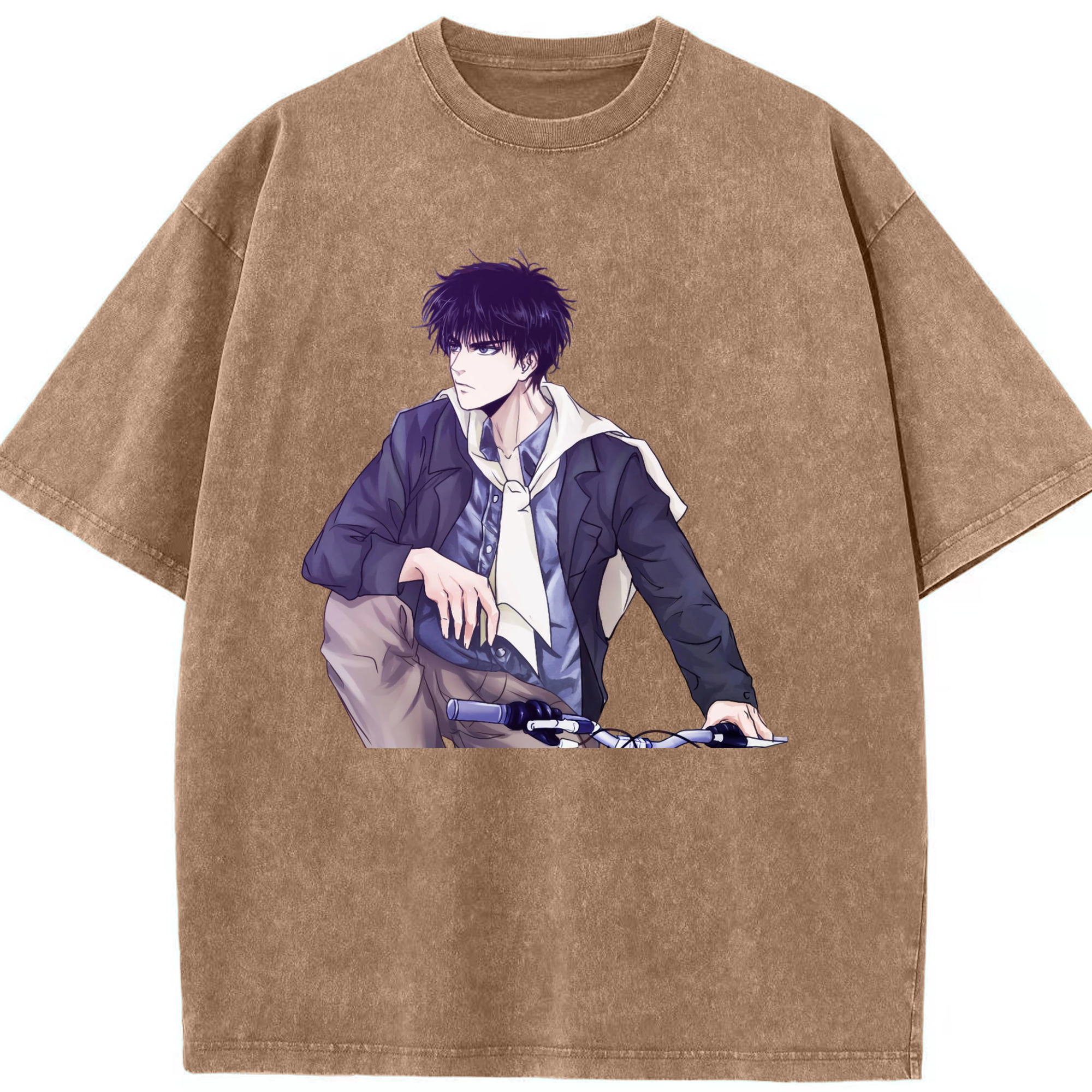 （画像用） SLAM DUNK／スラムダンク 綿100% ヴィンテージ風 半袖Tシャツ（フロントプリント）