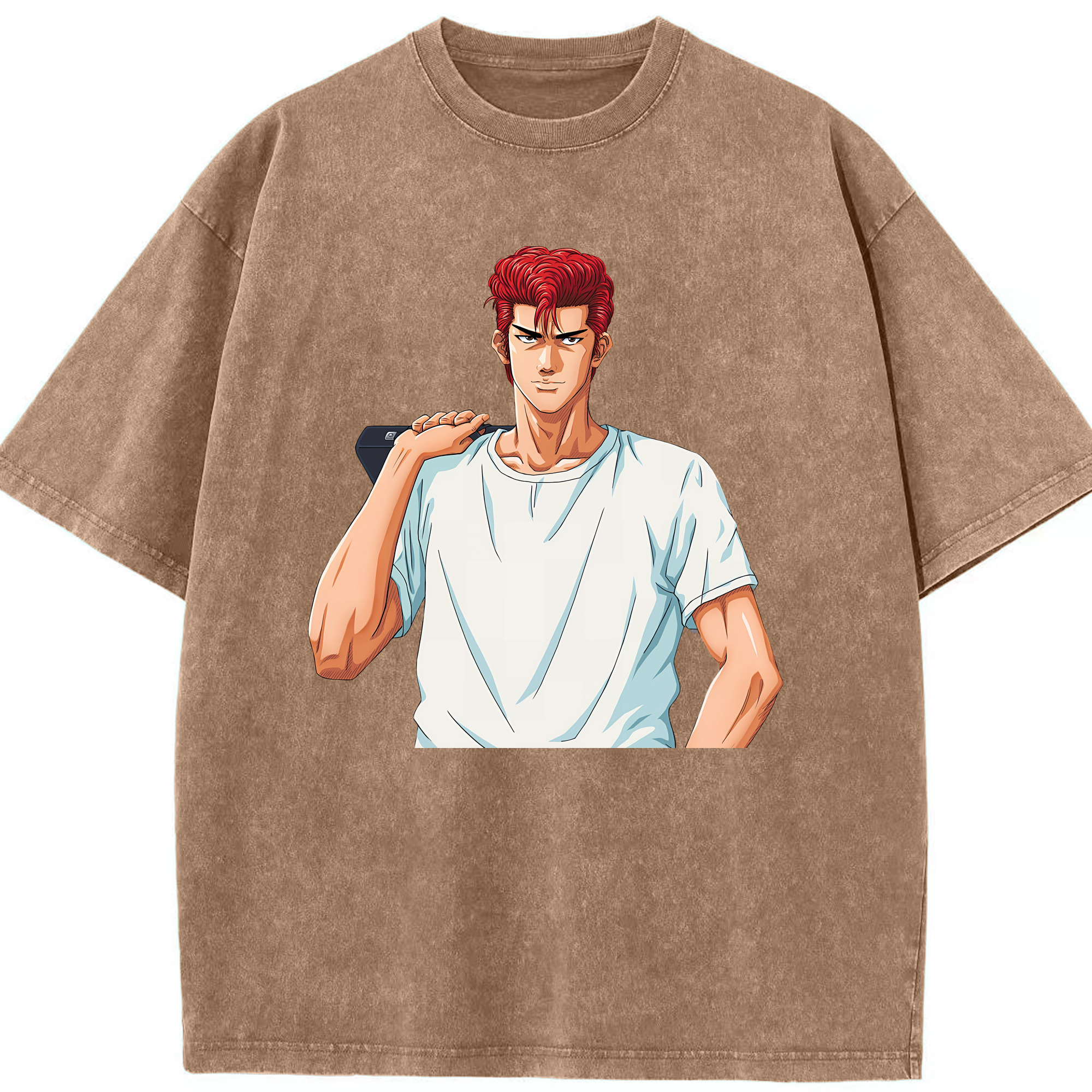 （画像用） SLAM DUNK／スラムダンク 綿100% ヴィンテージ風 半袖Tシャツ（フロントプリント）
