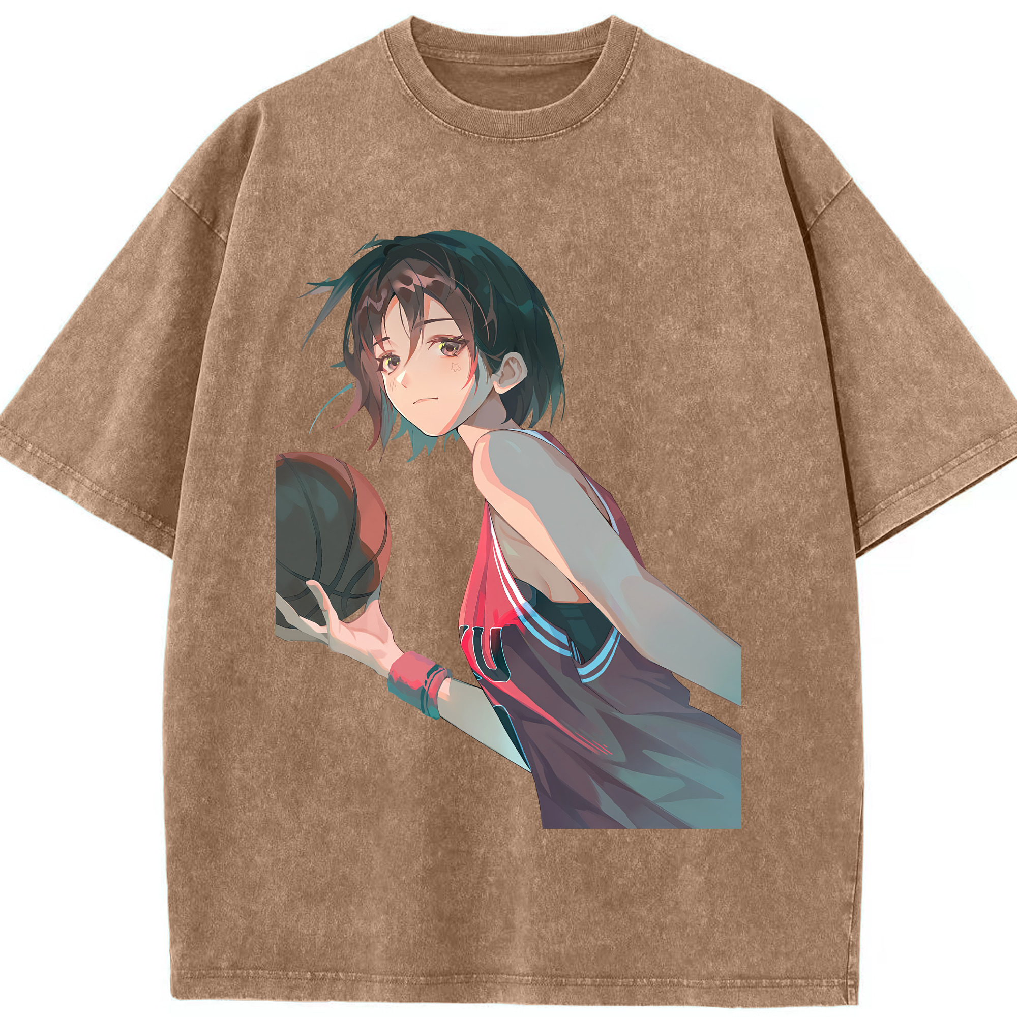 （画像用） SLAM DUNK／スラムダンク 綿100% ヴィンテージ風 半袖Tシャツ（フロントプリント）