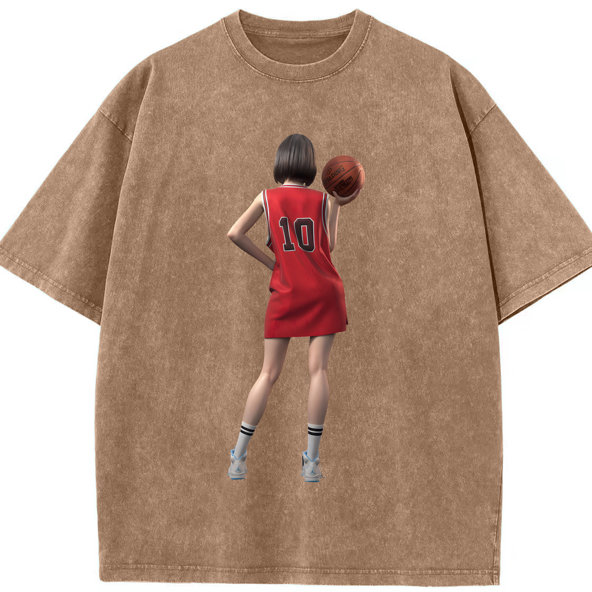 （画像用） SLAM DUNK／スラムダンク 綿100% ヴィンテージ風 半袖Tシャツ（フロントプリント）
