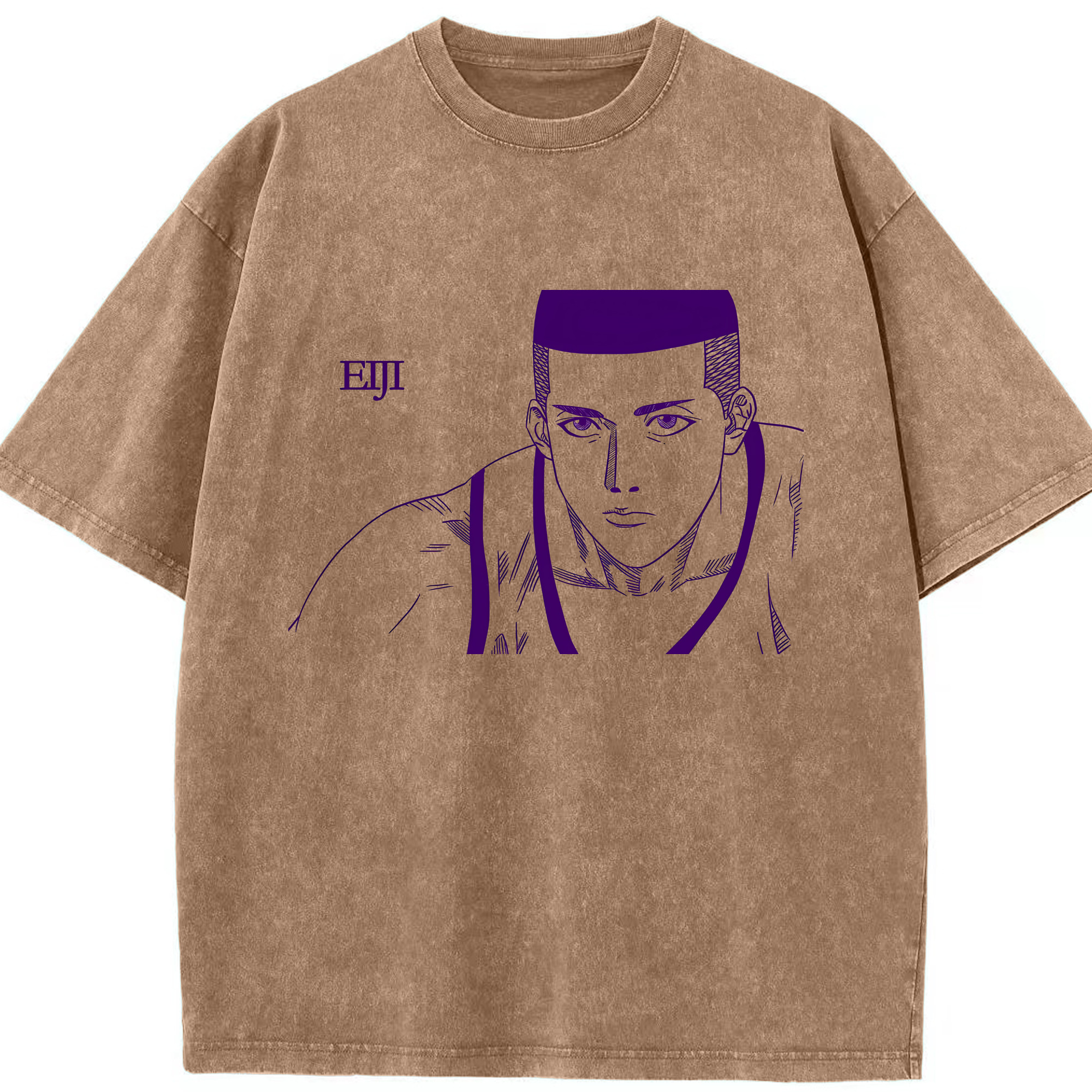 （画像用） SLAM DUNK／スラムダンク 綿100% ヴィンテージ風 半袖Tシャツ（フロントプリント）