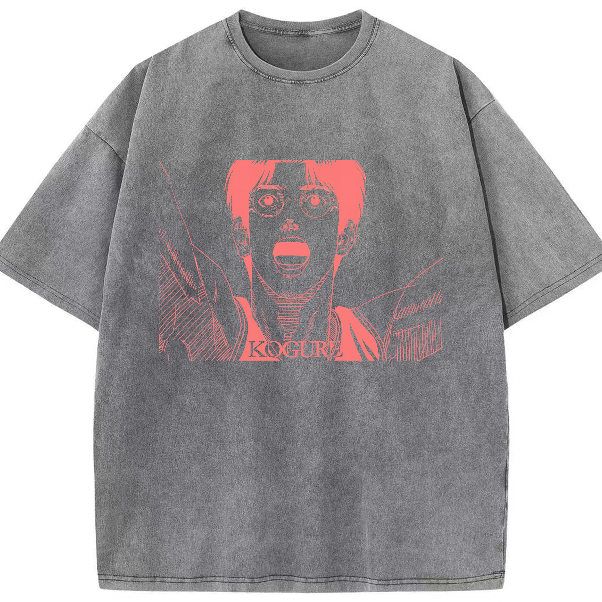 （画像用） SLAM DUNK／スラムダンク 綿100% ヴィンテージ風 半袖Tシャツ（フロントプリント）