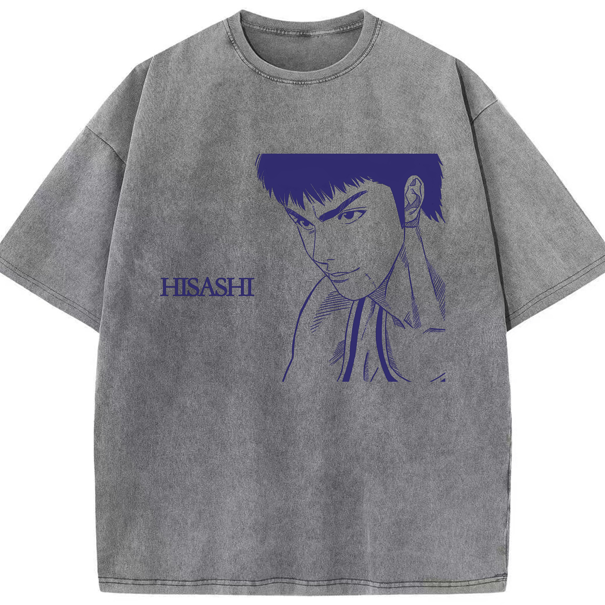 （画像用） SLAM DUNK／スラムダンク 綿100% ヴィンテージ風 半袖Tシャツ（フロントプリント）