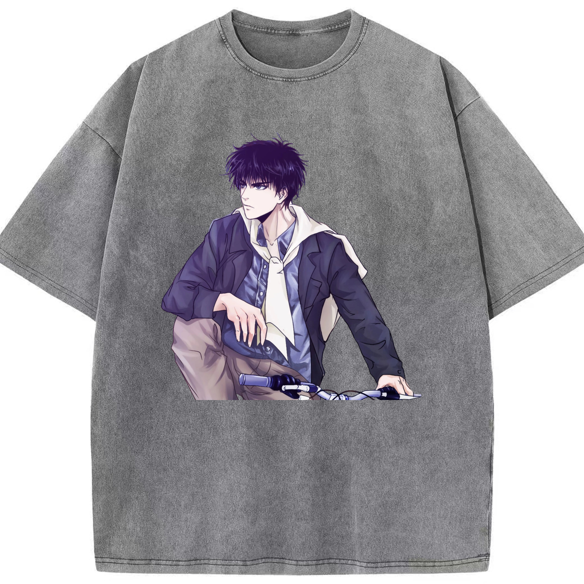 （画像用） SLAM DUNK／スラムダンク 綿100% ヴィンテージ風 半袖Tシャツ（フロントプリント）