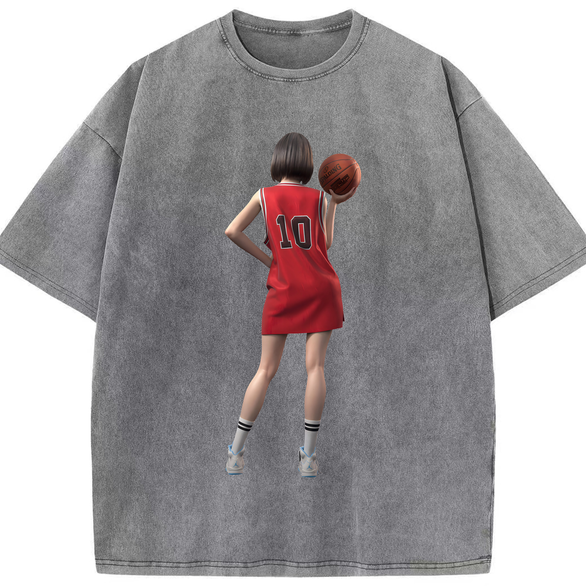 （画像用） SLAM DUNK／スラムダンク 綿100% ヴィンテージ風 半袖Tシャツ（フロントプリント）