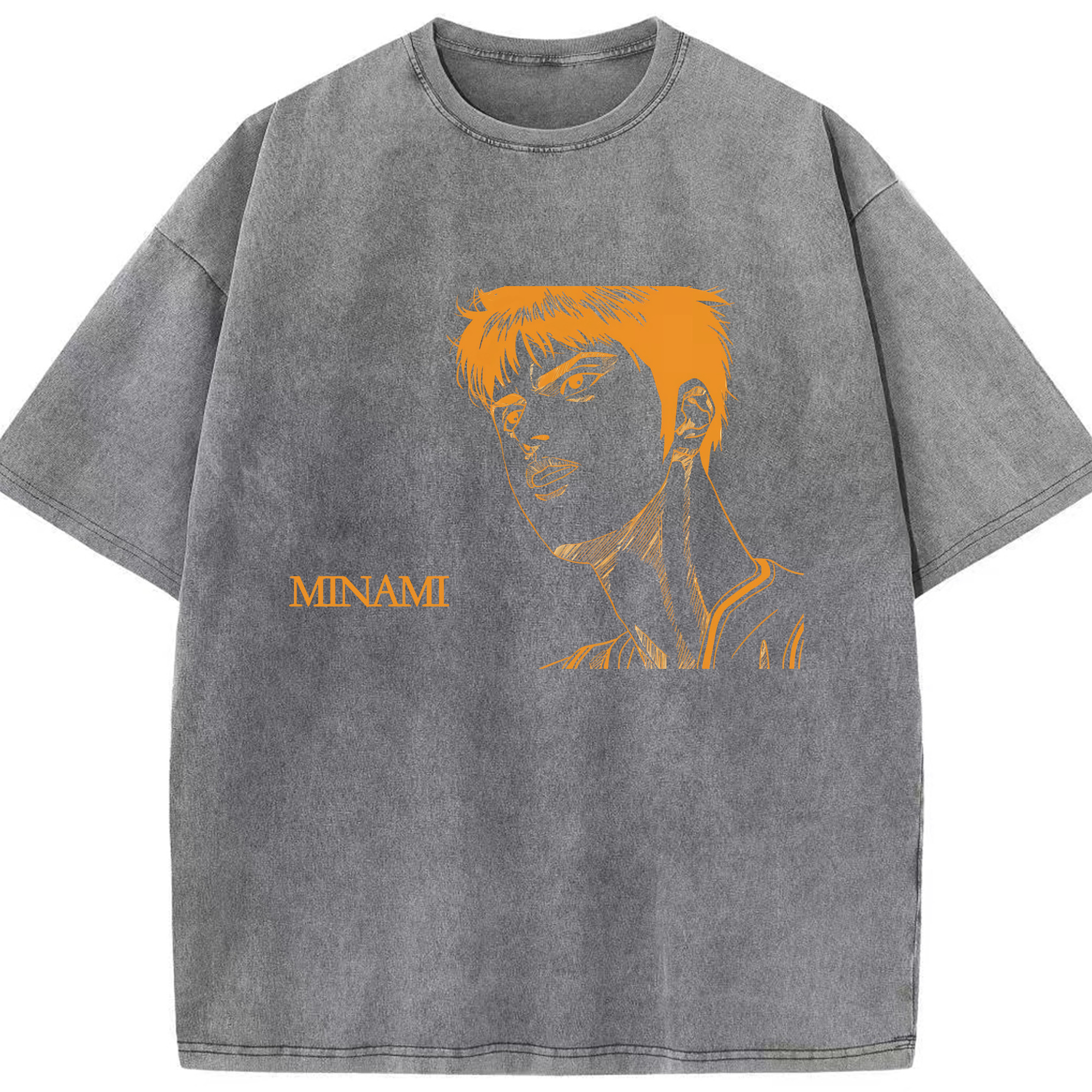 （画像用） SLAM DUNK／スラムダンク 綿100% ヴィンテージ風 半袖Tシャツ（フロントプリント）