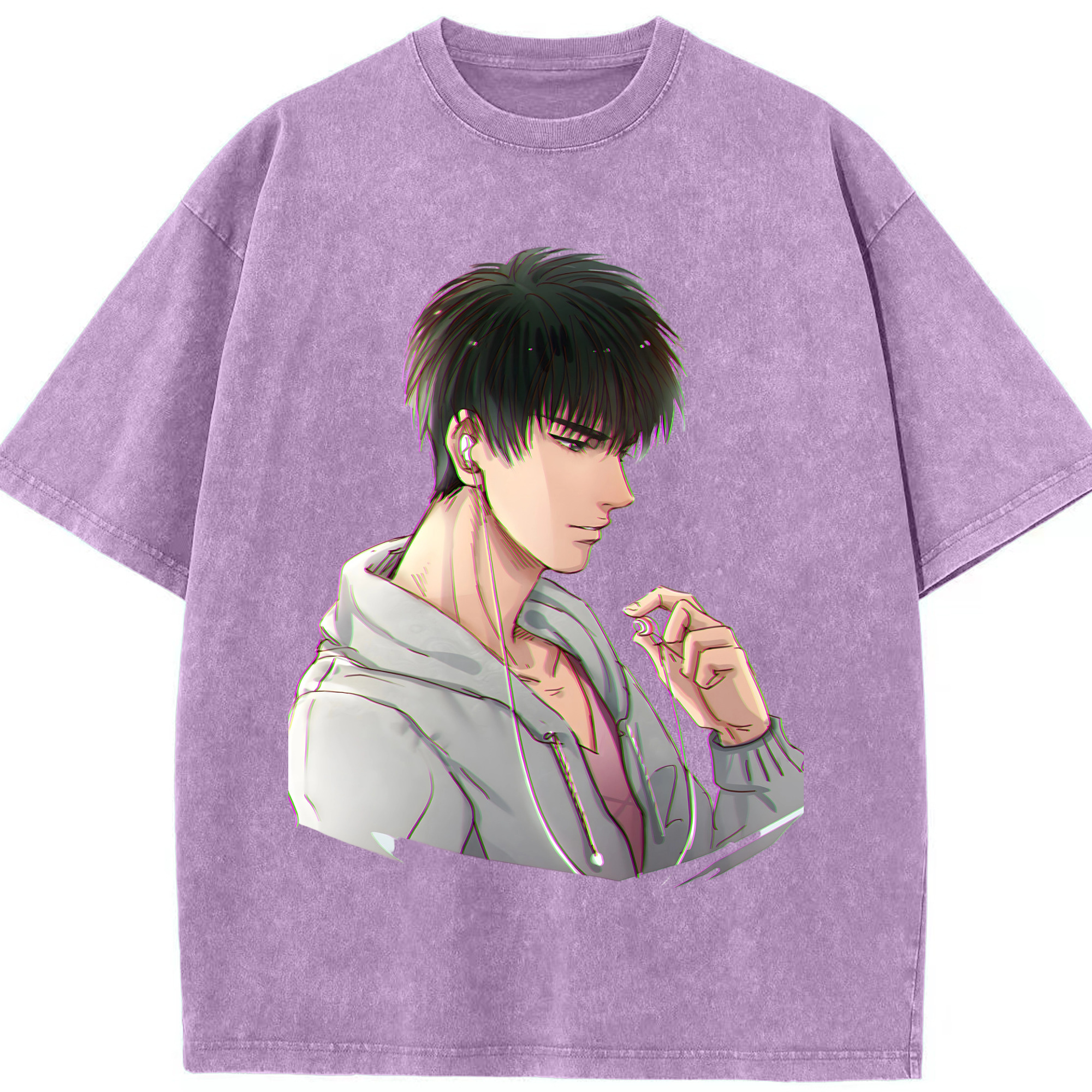 （画像用） SLAM DUNK／スラムダンク 綿100% ヴィンテージ風 半袖Tシャツ（フロントプリント）