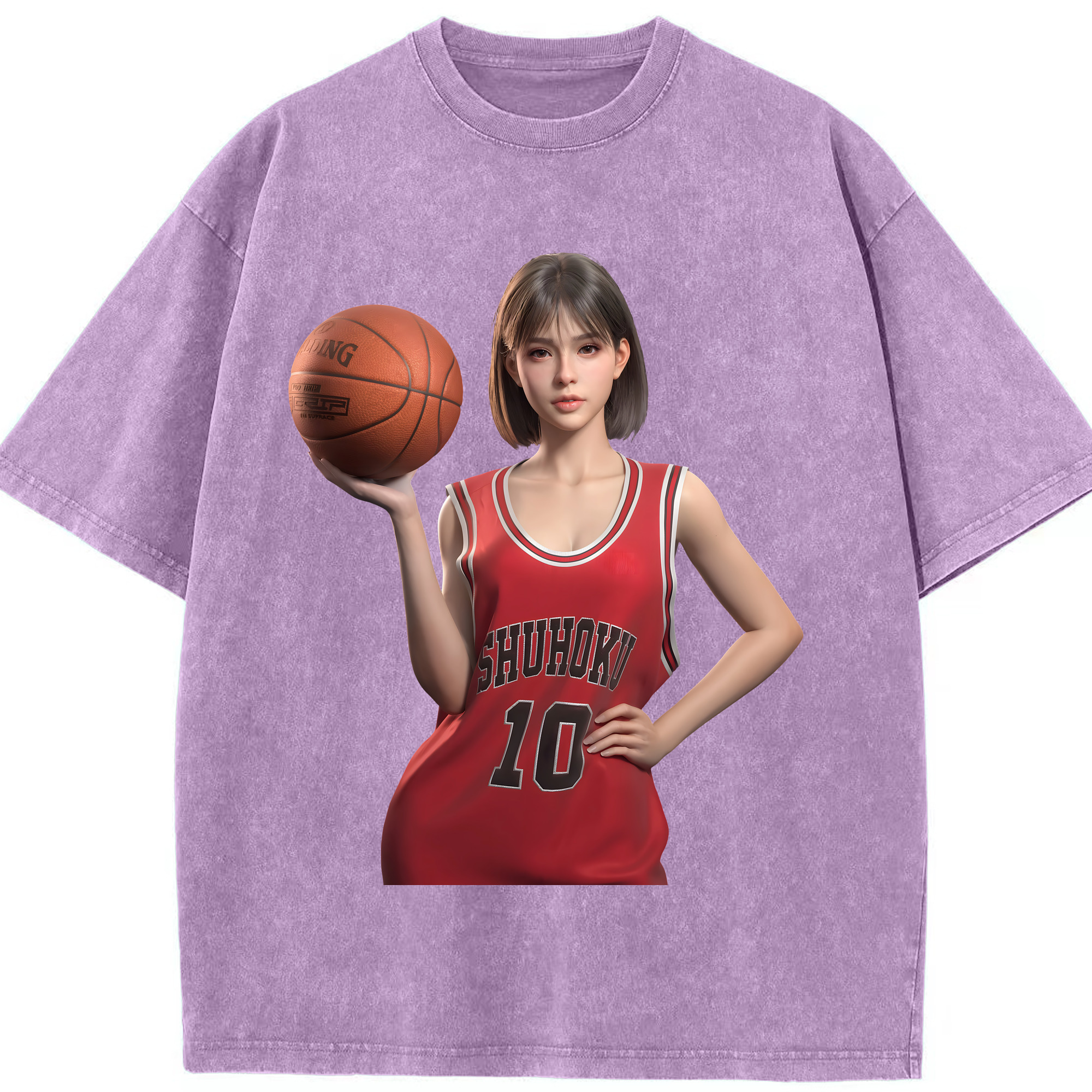 （画像用） SLAM DUNK／スラムダンク 綿100% ヴィンテージ風 半袖Tシャツ（フロントプリント）