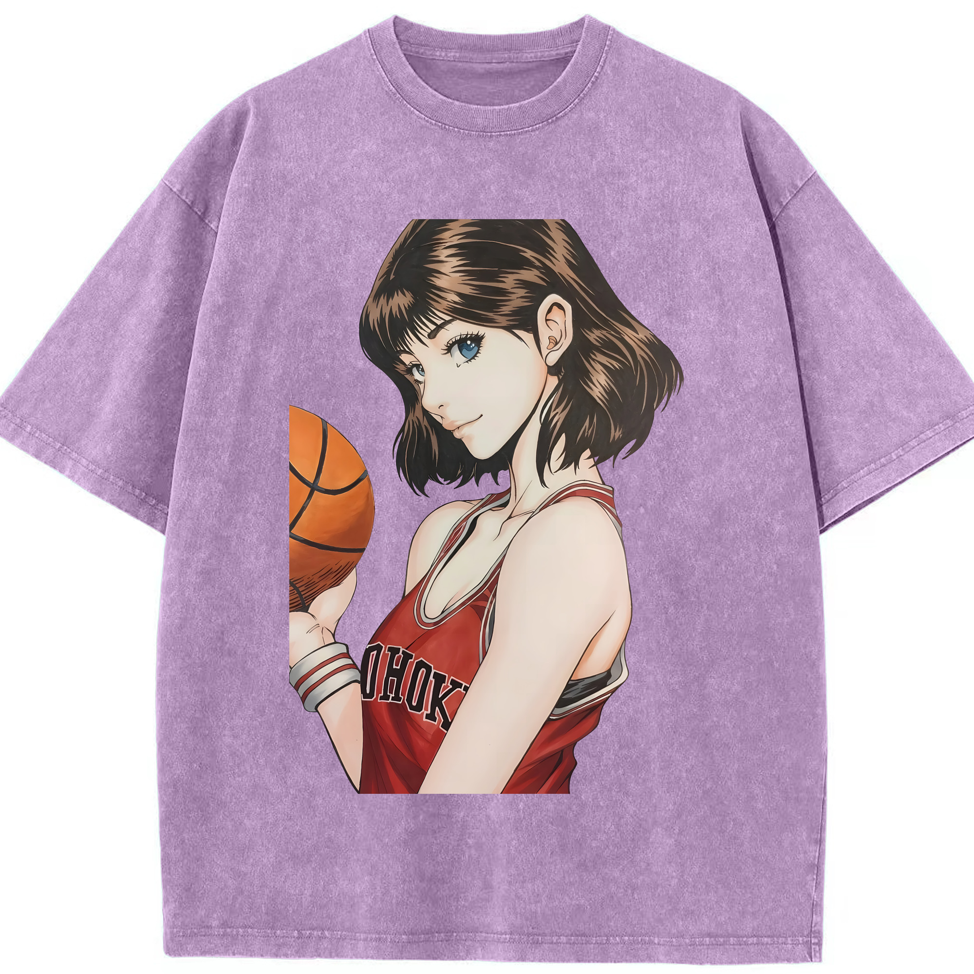 （画像用） SLAM DUNK／スラムダンク 綿100% ヴィンテージ風 半袖Tシャツ（フロントプリント）