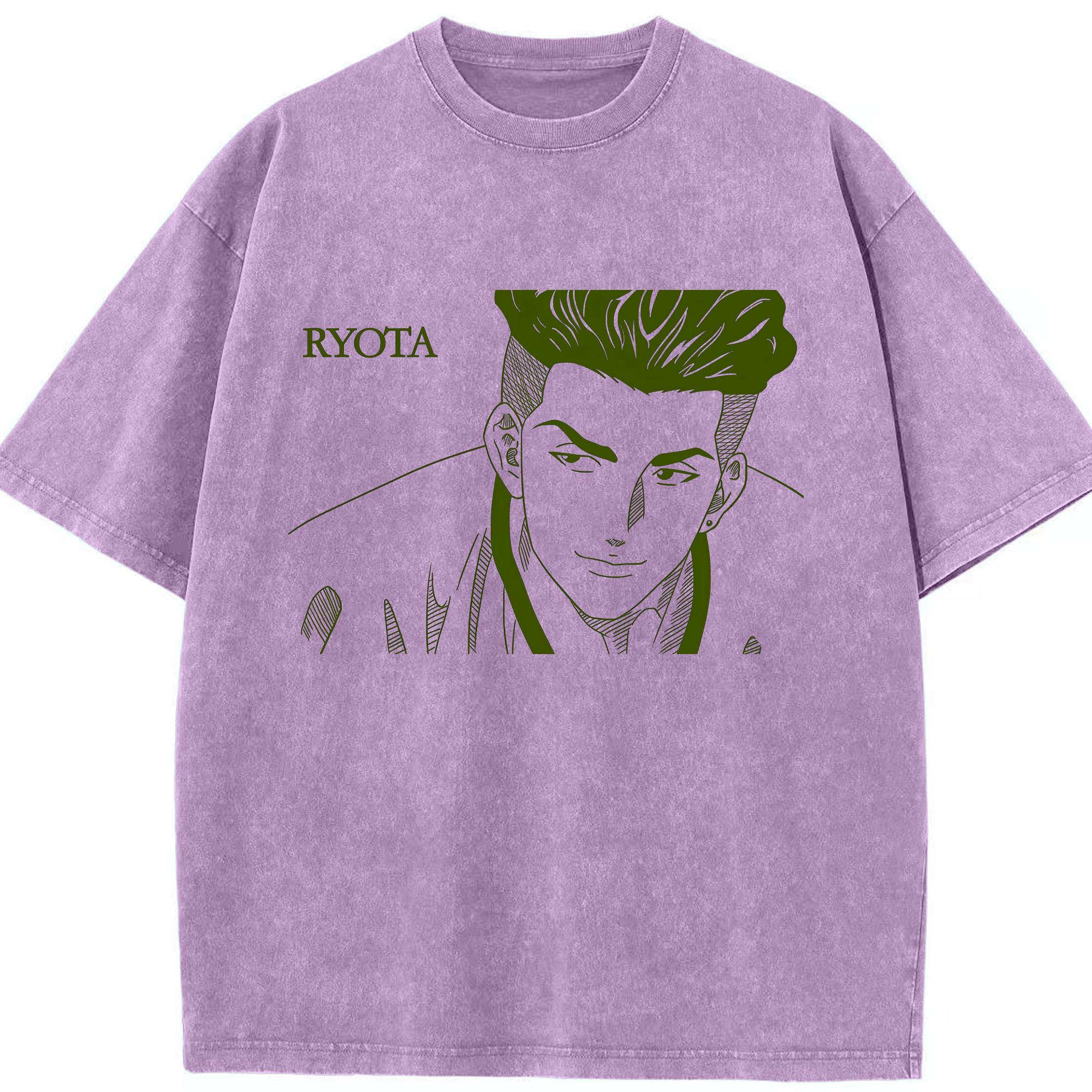 （画像用） SLAM DUNK／スラムダンク 綿100% ヴィンテージ風 半袖Tシャツ（フロントプリント）
