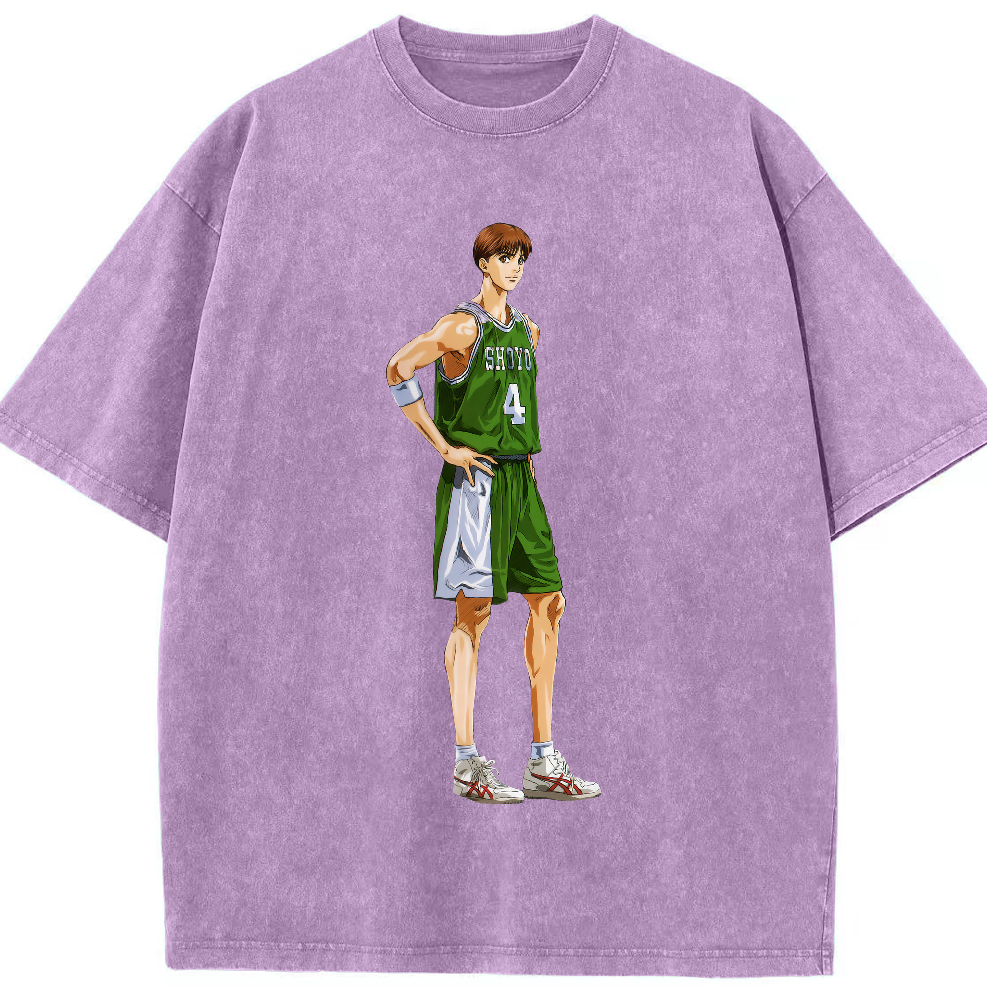（画像用） SLAM DUNK／スラムダンク 綿100% ヴィンテージ風 半袖Tシャツ（フロントプリント）