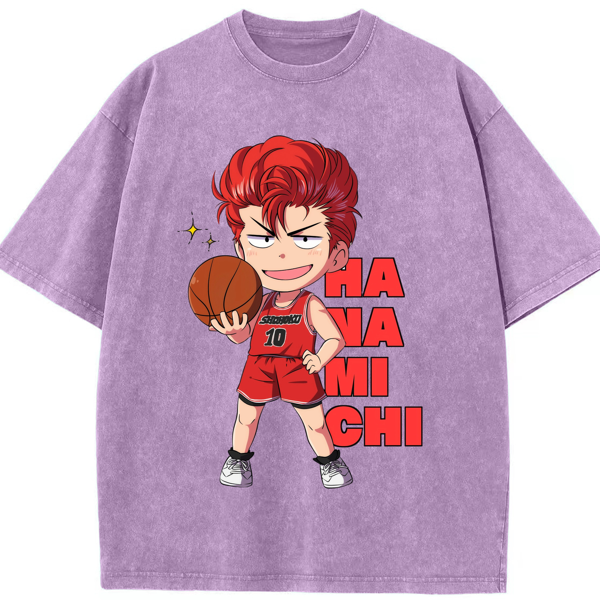 （画像用） SLAM DUNK／スラムダンク 綿100% ヴィンテージ風 半袖Tシャツ（フロントプリント）