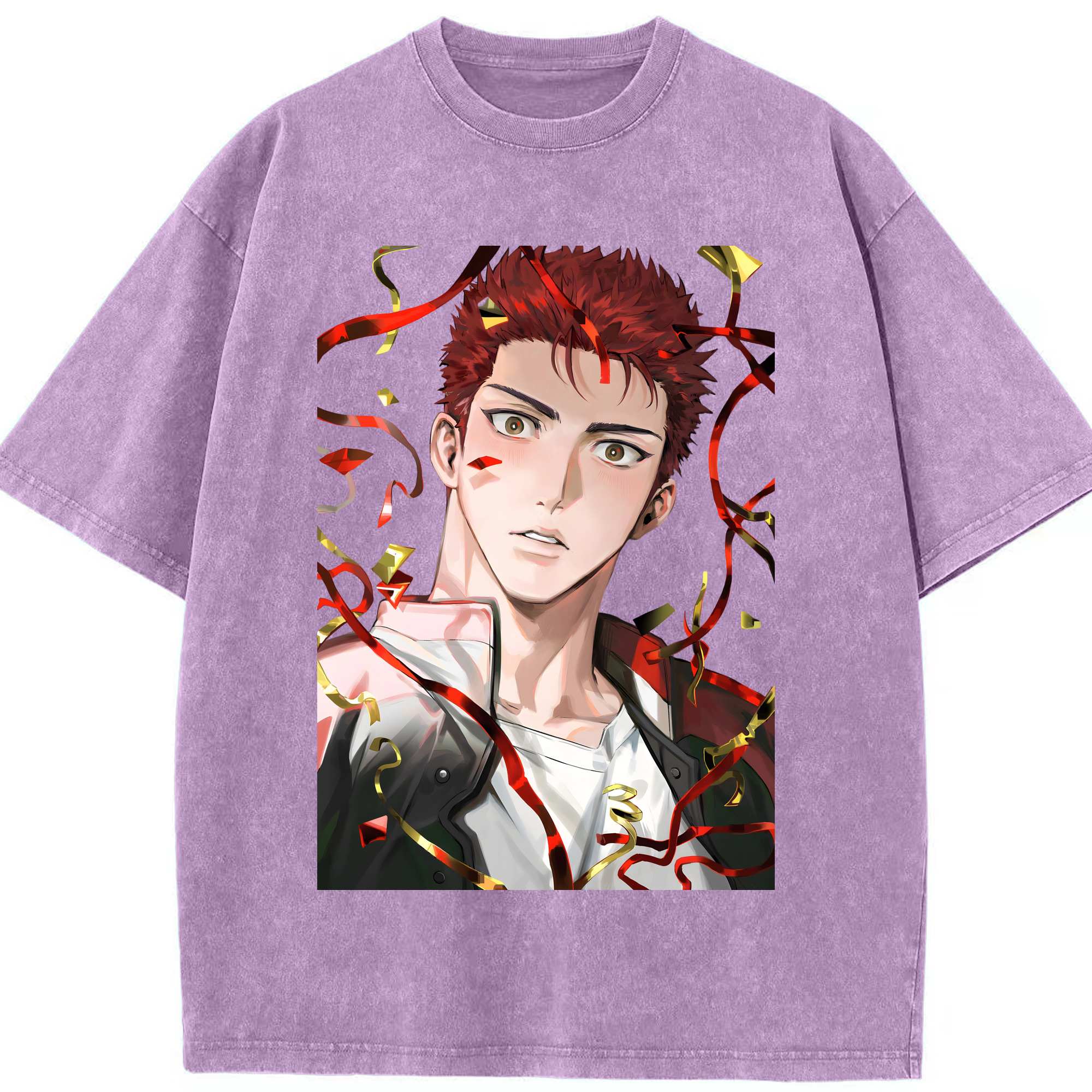 （画像用） SLAM DUNK／スラムダンク 綿100% ヴィンテージ風 半袖Tシャツ（フロントプリント）