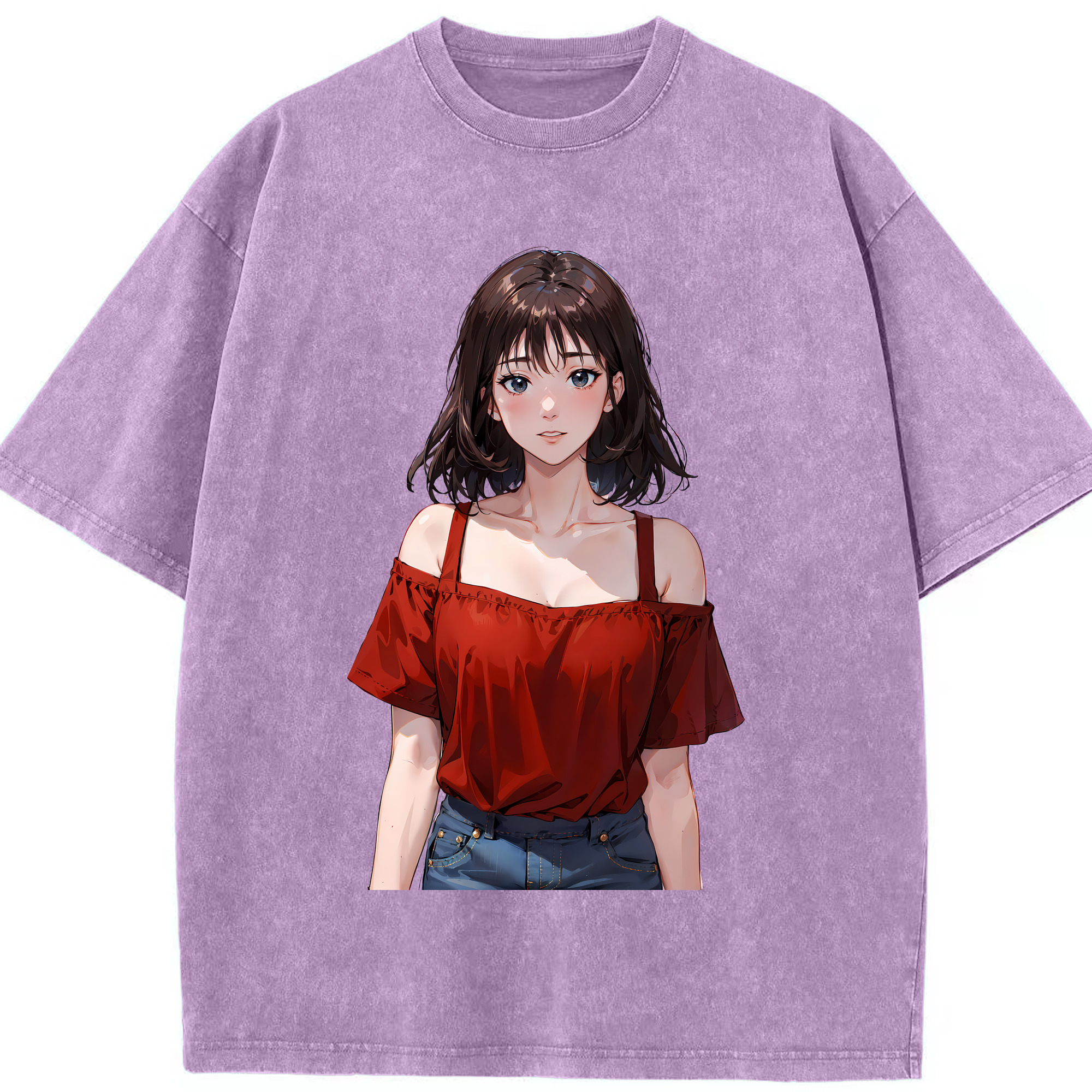 （画像用） SLAM DUNK／スラムダンク 綿100% ヴィンテージ風 半袖Tシャツ（フロントプリント）