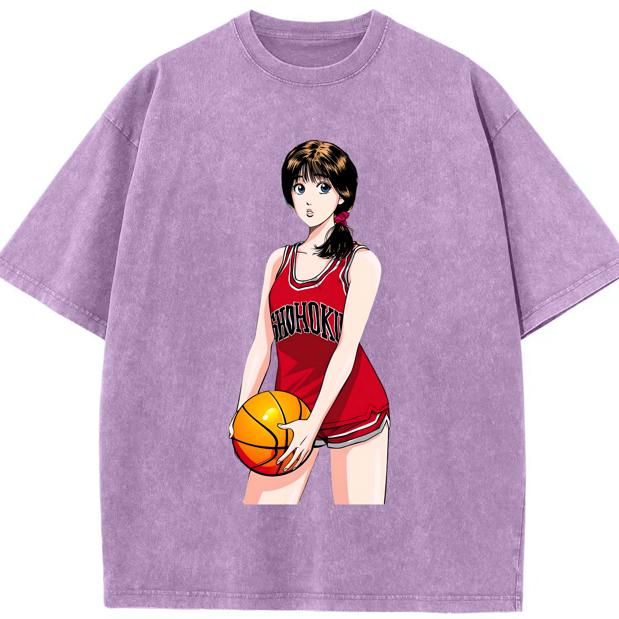 （画像用） SLAM DUNK／スラムダンク 綿100% ヴィンテージ風 半袖Tシャツ（フロントプリント）