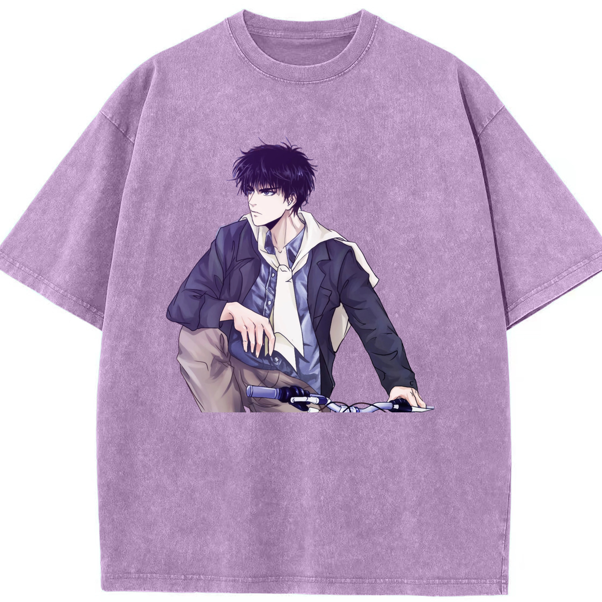 （画像用） SLAM DUNK／スラムダンク 綿100% ヴィンテージ風 半袖Tシャツ（フロントプリント）