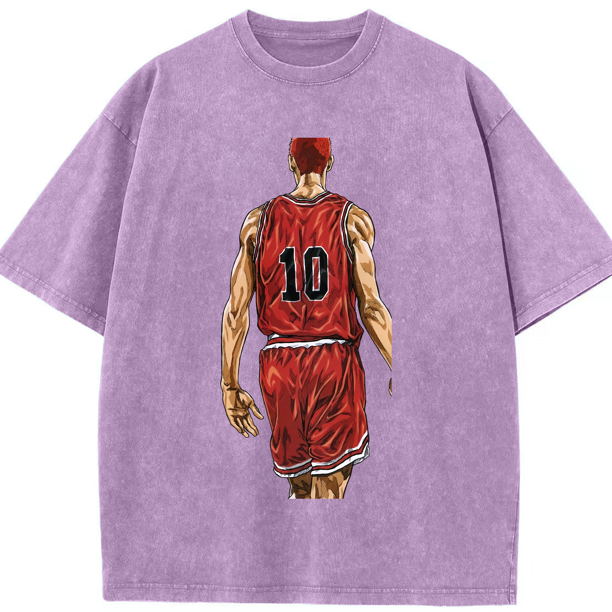 （画像用） SLAM DUNK／スラムダンク 綿100% ヴィンテージ風 半袖Tシャツ（フロントプリント）