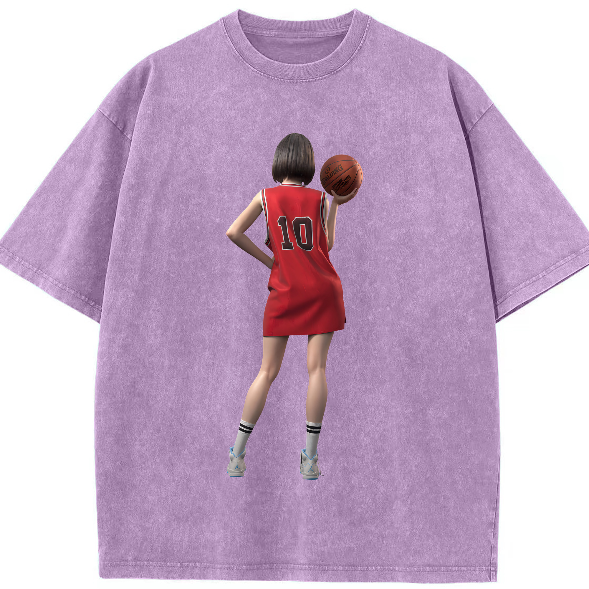 （画像用） SLAM DUNK／スラムダンク 綿100% ヴィンテージ風 半袖Tシャツ（フロントプリント）