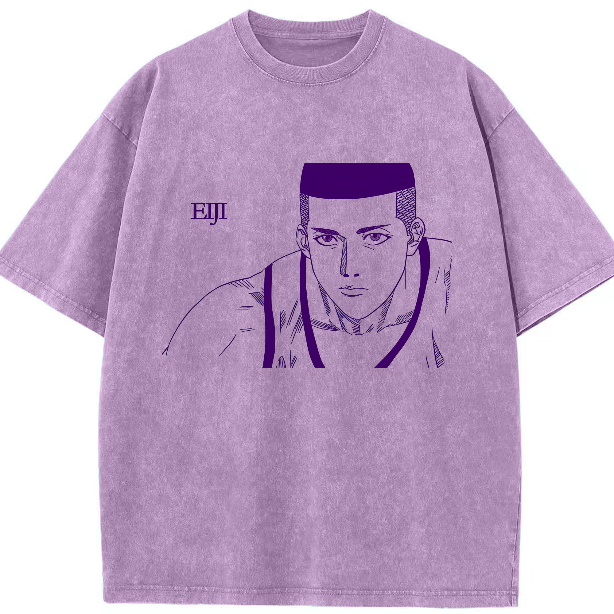 （画像用） SLAM DUNK／スラムダンク 綿100% ヴィンテージ風 半袖Tシャツ（フロントプリント）