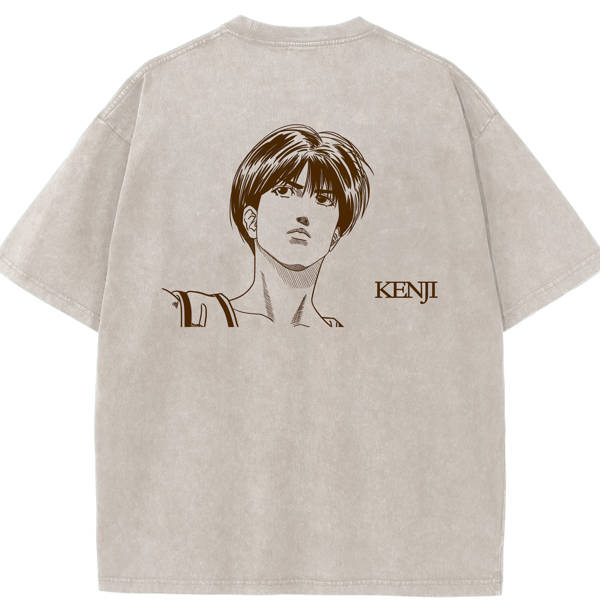 （画像用） SLAM DUNK／スラムダンク 綿100% ヴィンテージ風 半袖Tシャツ（背面プリント）