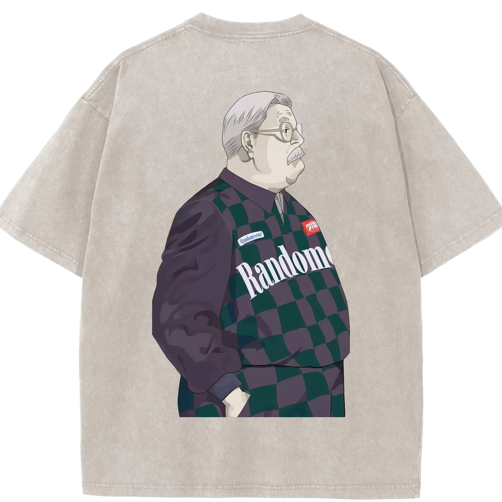 SLAM DUNK／スラムダンク 綿100% ヴィンテージ風 半袖Tシャツ（背面プリント）