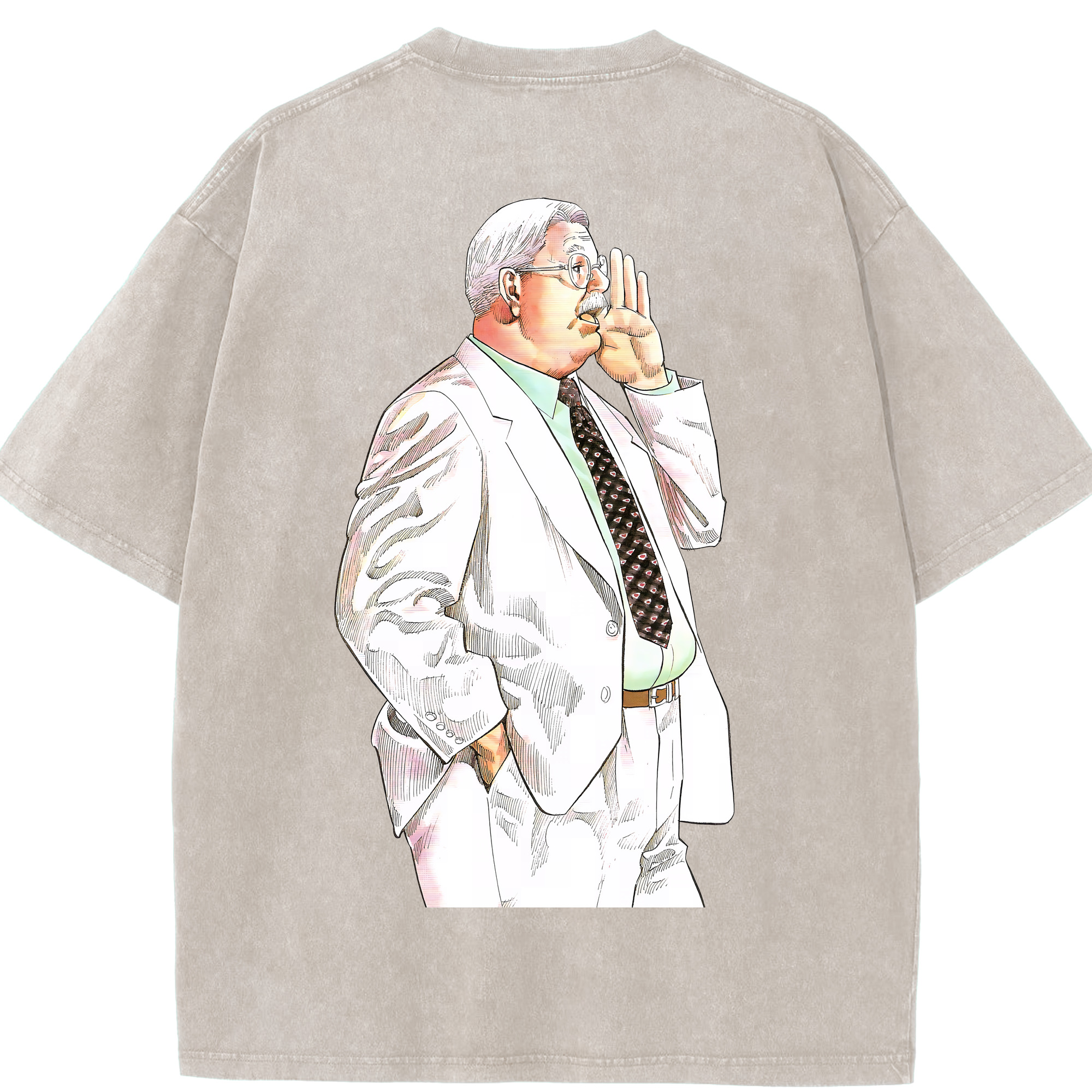 SLAM DUNK／スラムダンク 綿100% ヴィンテージ風 半袖Tシャツ（背面プリント）