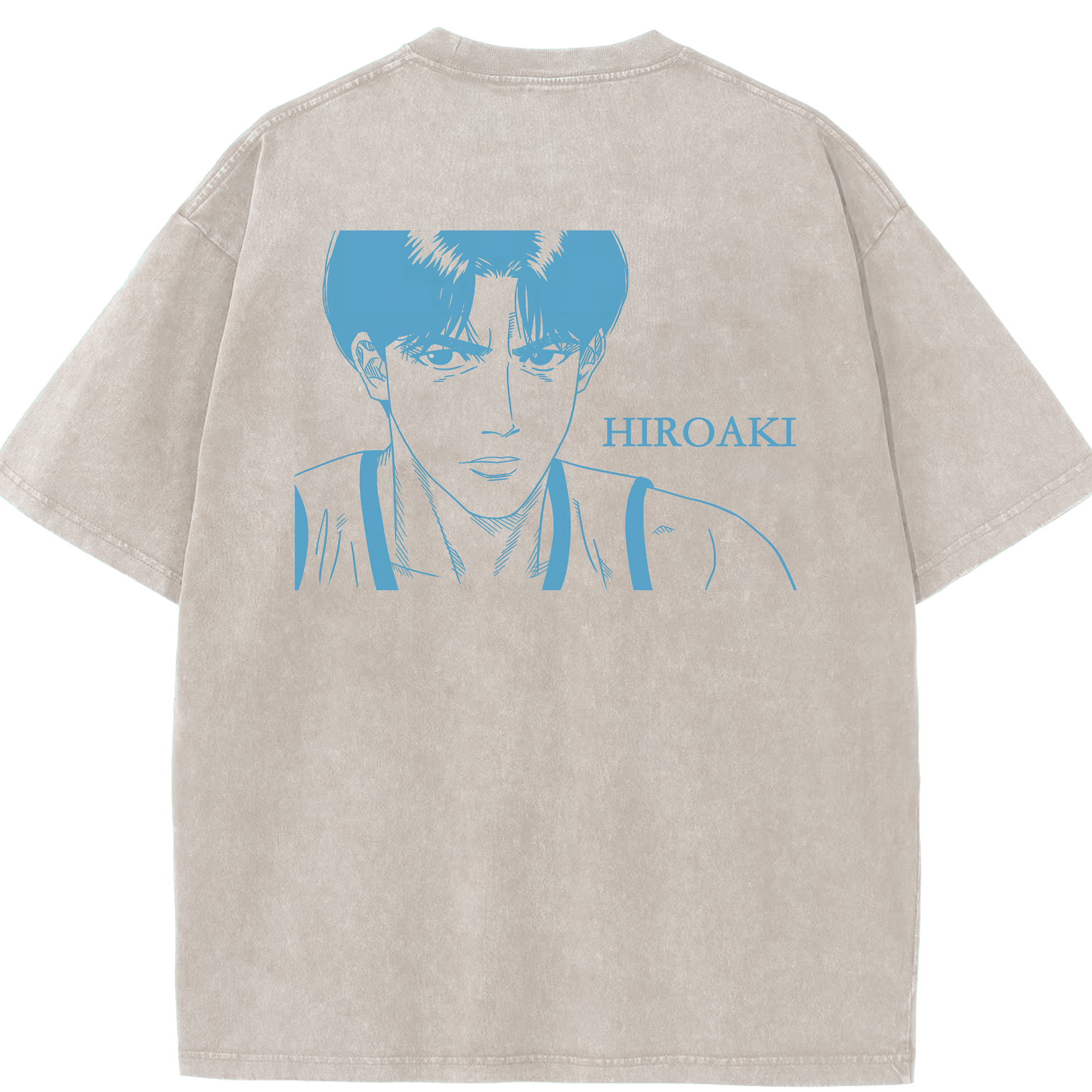 （画像用） SLAM DUNK／スラムダンク 綿100% ヴィンテージ風 半袖Tシャツ（背面プリント）
