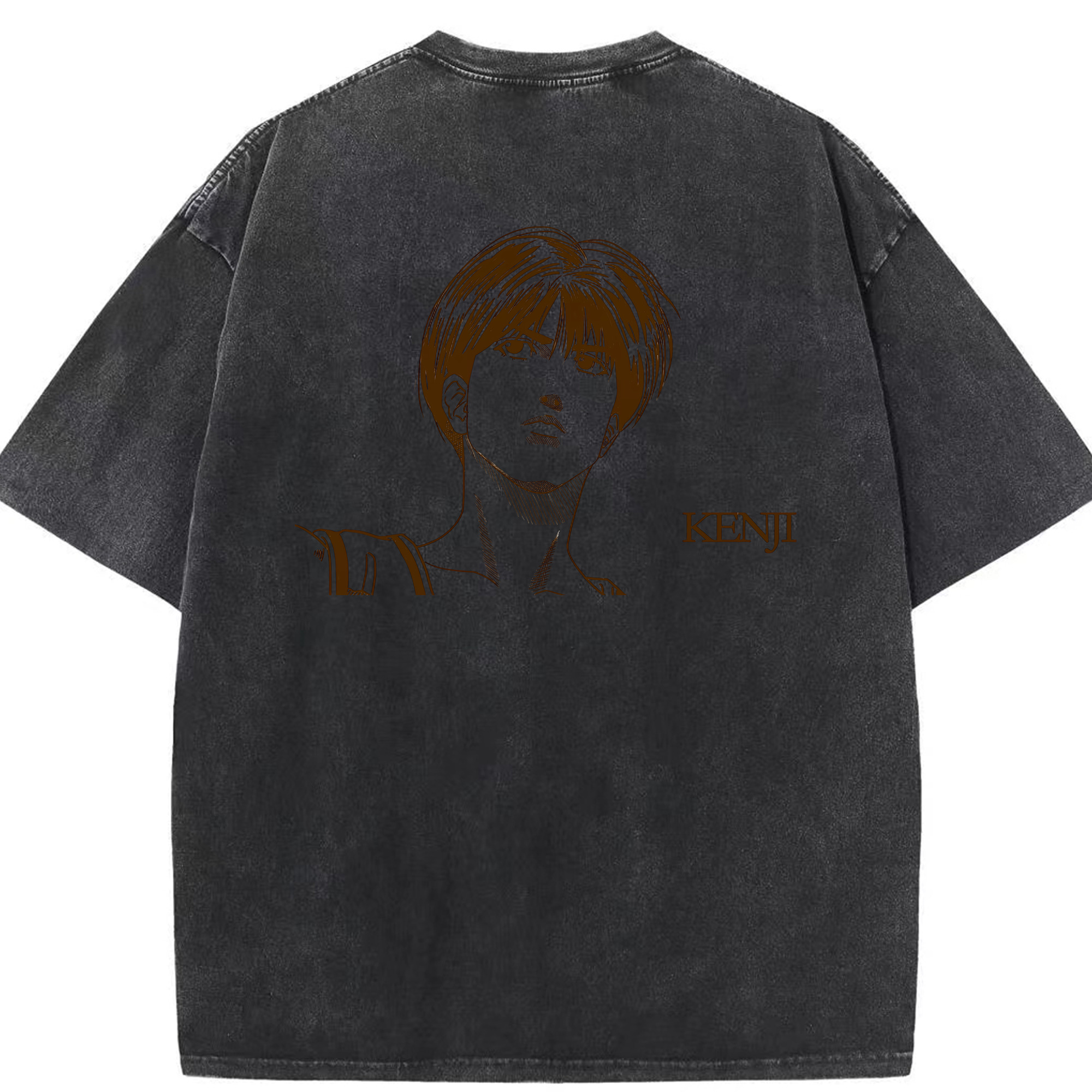 （画像用） SLAM DUNK／スラムダンク 綿100% ヴィンテージ風 半袖Tシャツ（背面プリント）