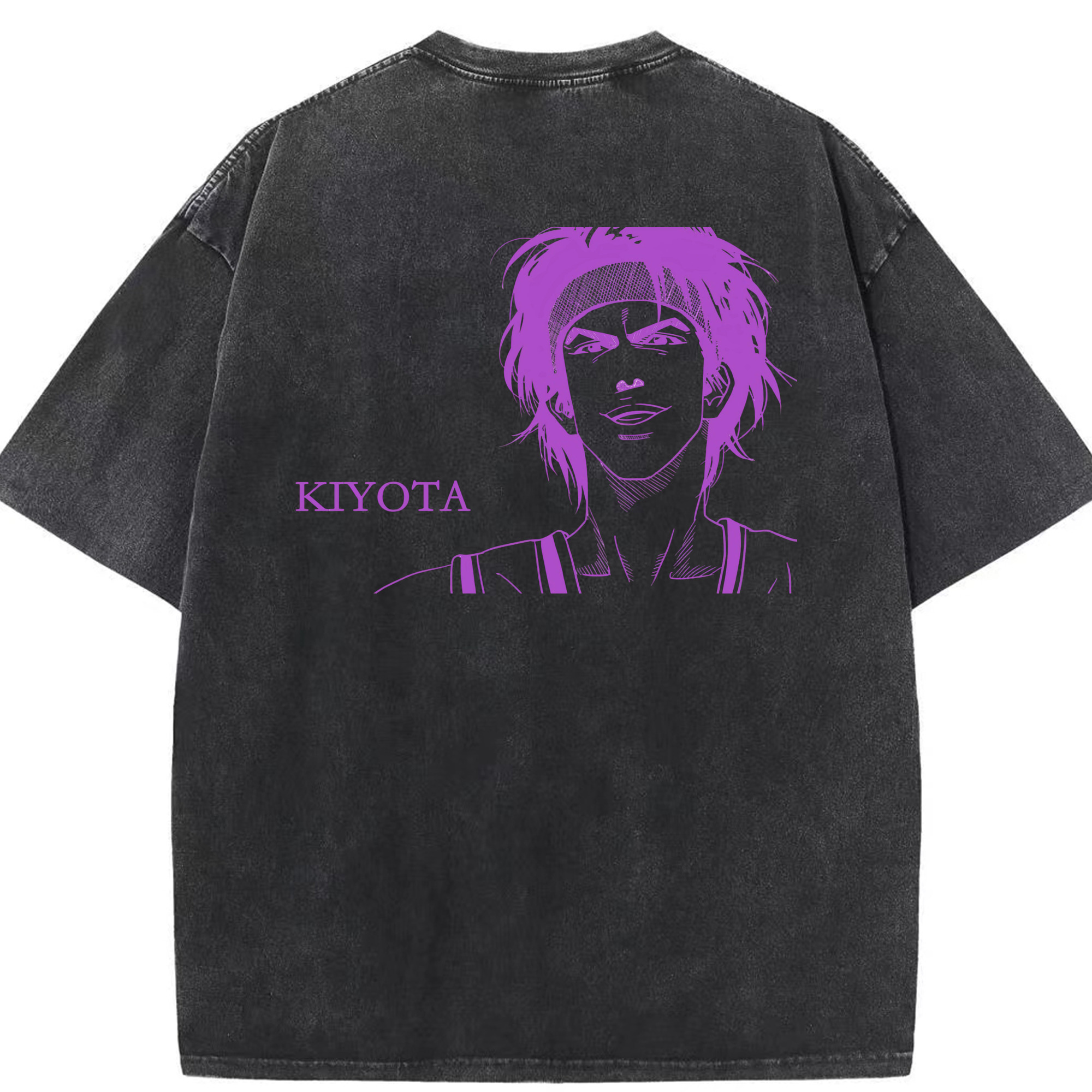 （画像用） SLAM DUNK／スラムダンク 綿100% ヴィンテージ風 半袖Tシャツ（背面プリント）