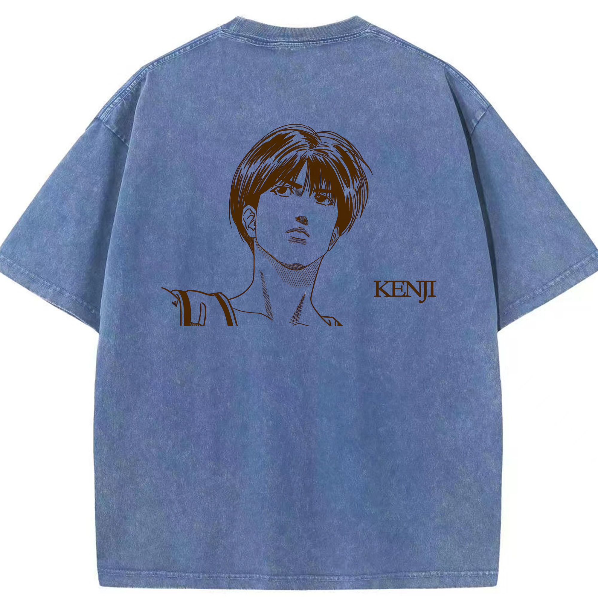 （画像用） SLAM DUNK／スラムダンク 綿100% ヴィンテージ風 半袖Tシャツ（背面プリント）