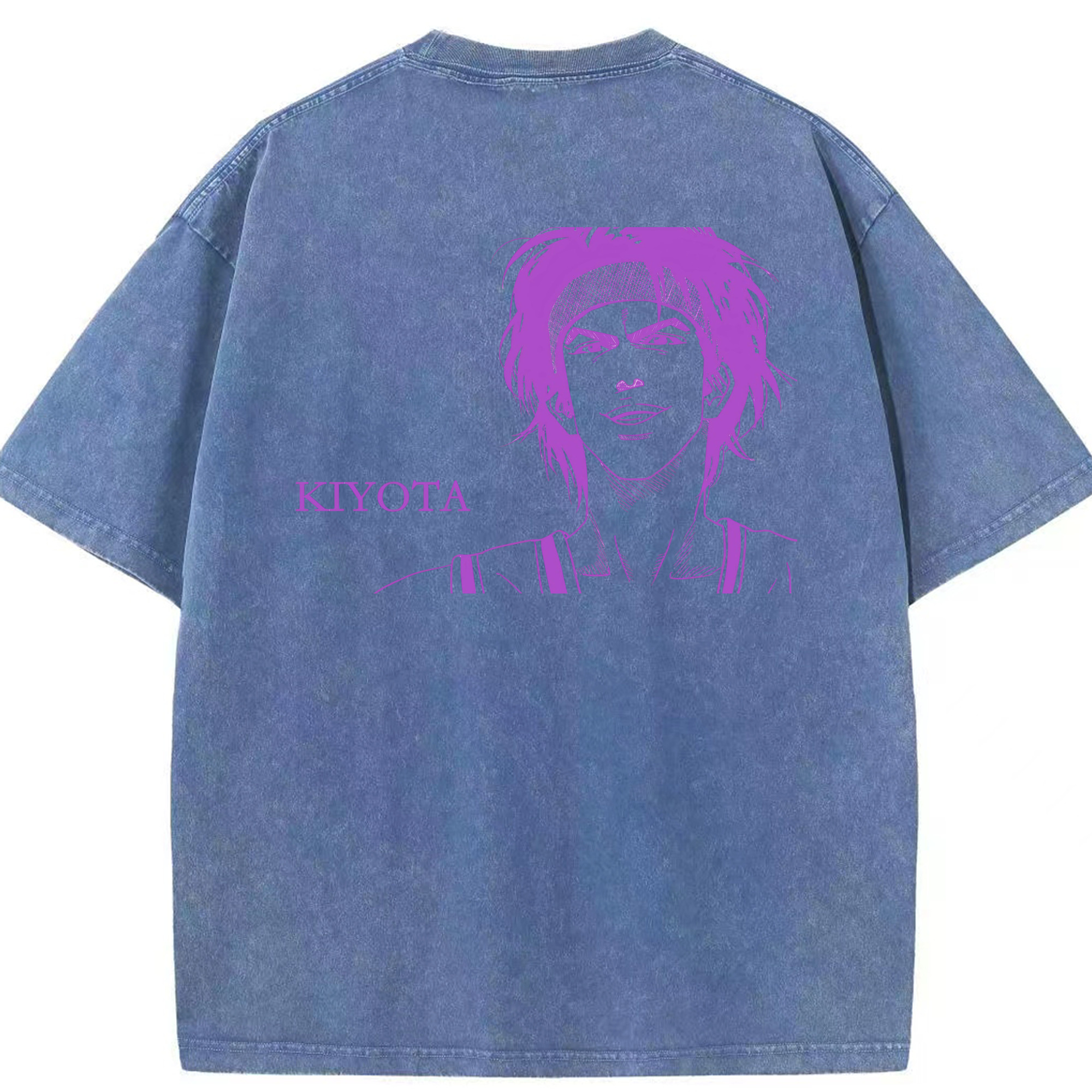 （画像用） SLAM DUNK／スラムダンク 綿100% ヴィンテージ風 半袖Tシャツ（背面プリント）