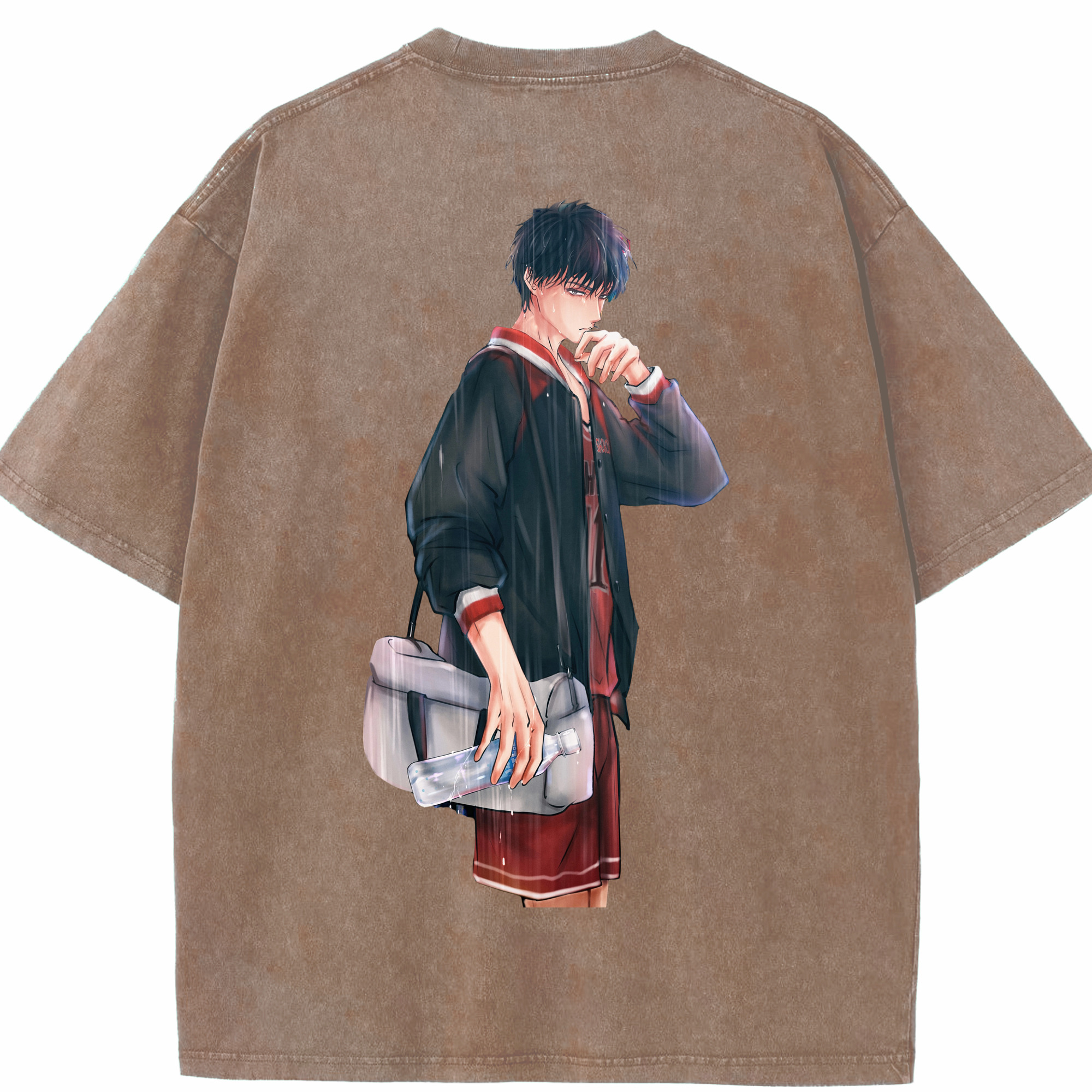 （画像用） SLAM DUNK／スラムダンク 綿100% ヴィンテージ風 半袖Tシャツ（背面プリント）
