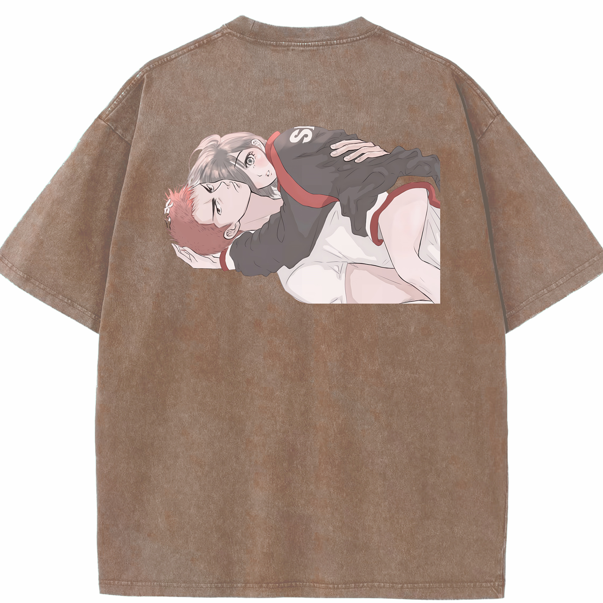 （画像用） SLAM DUNK／スラムダンク 綿100% ヴィンテージ風 半袖Tシャツ（背面プリント）